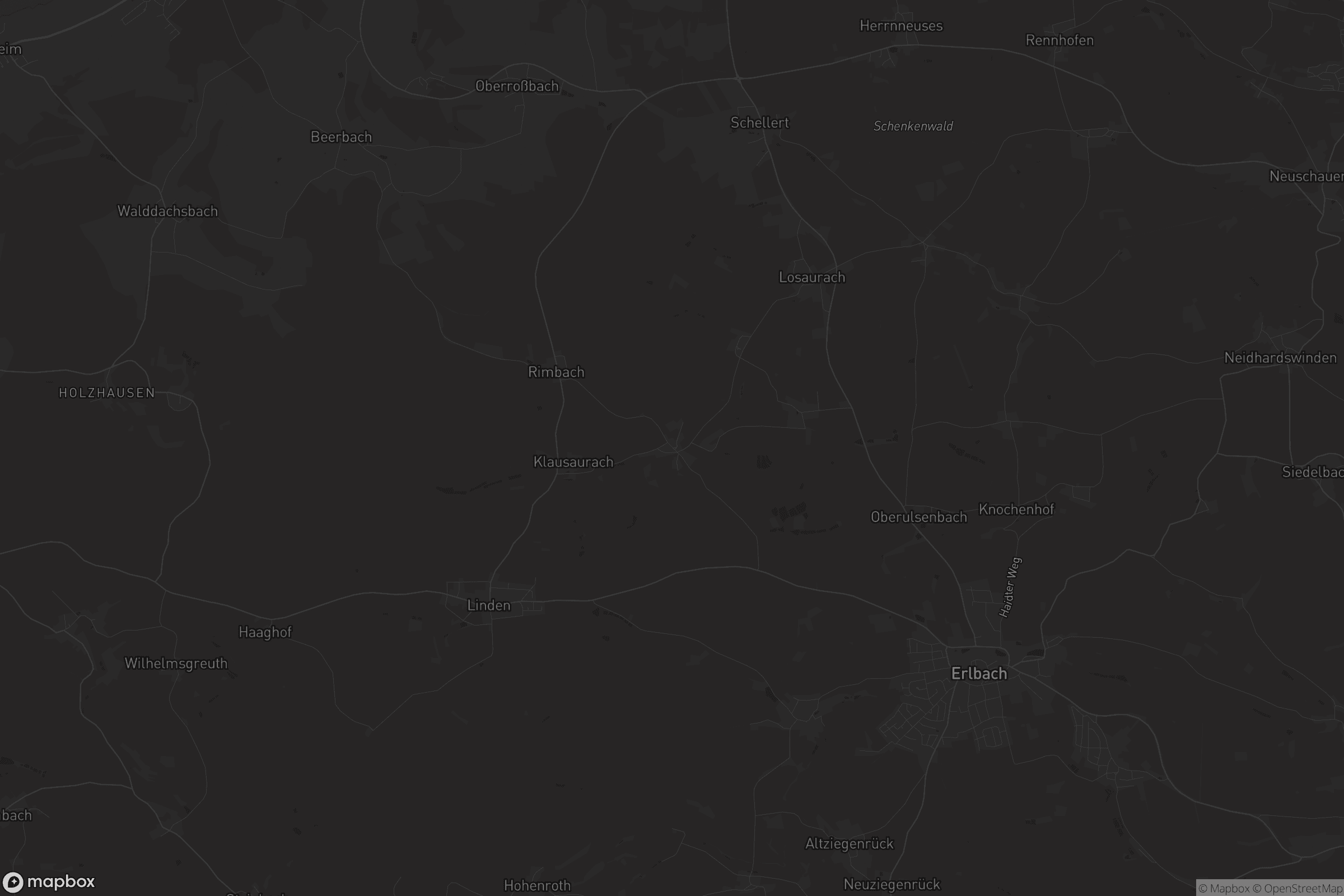 Karte von Mettelaurach