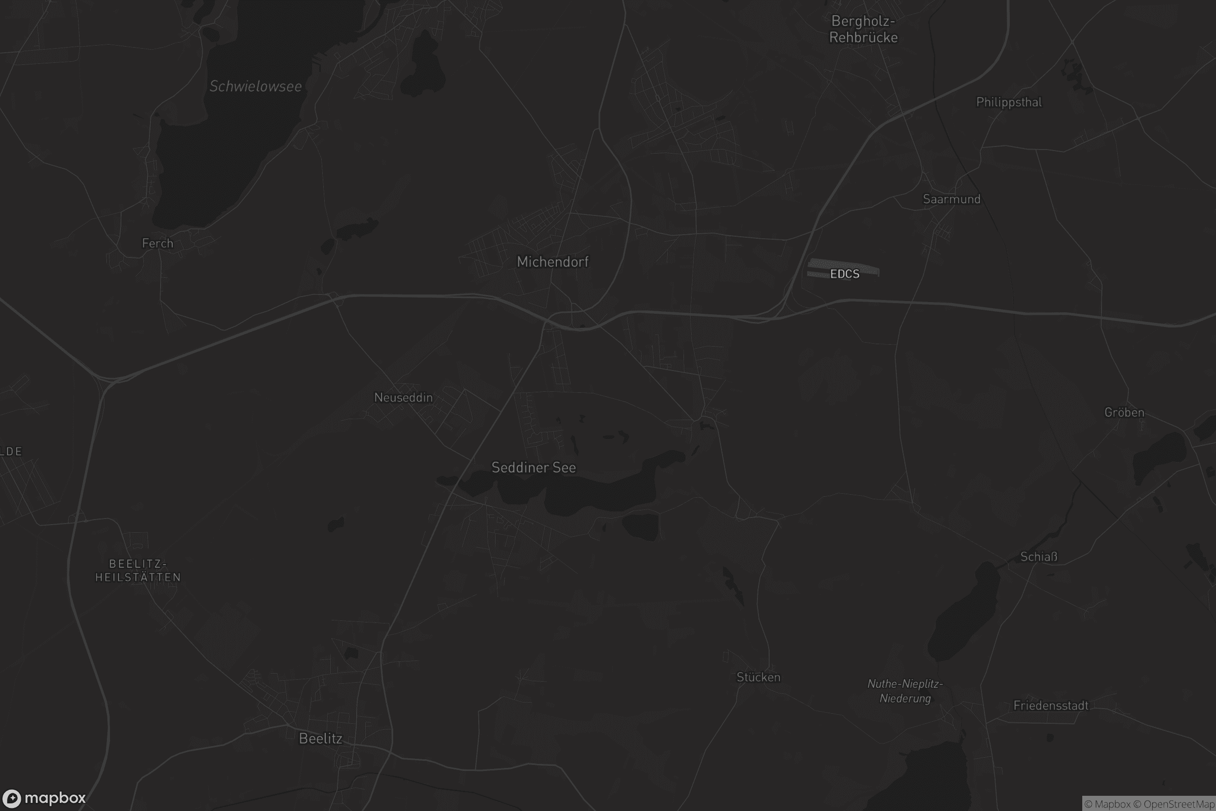 Karte von Michendorf