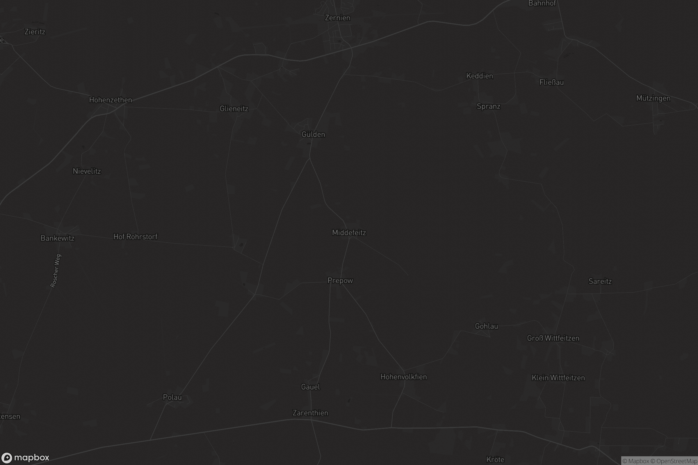 Karte von Middefeitz