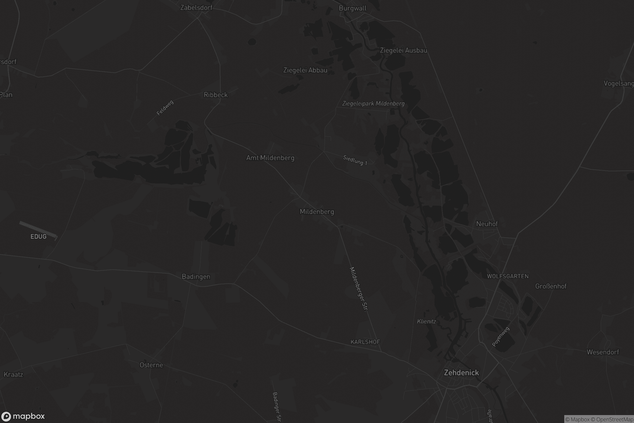 Karte von Mildenberg