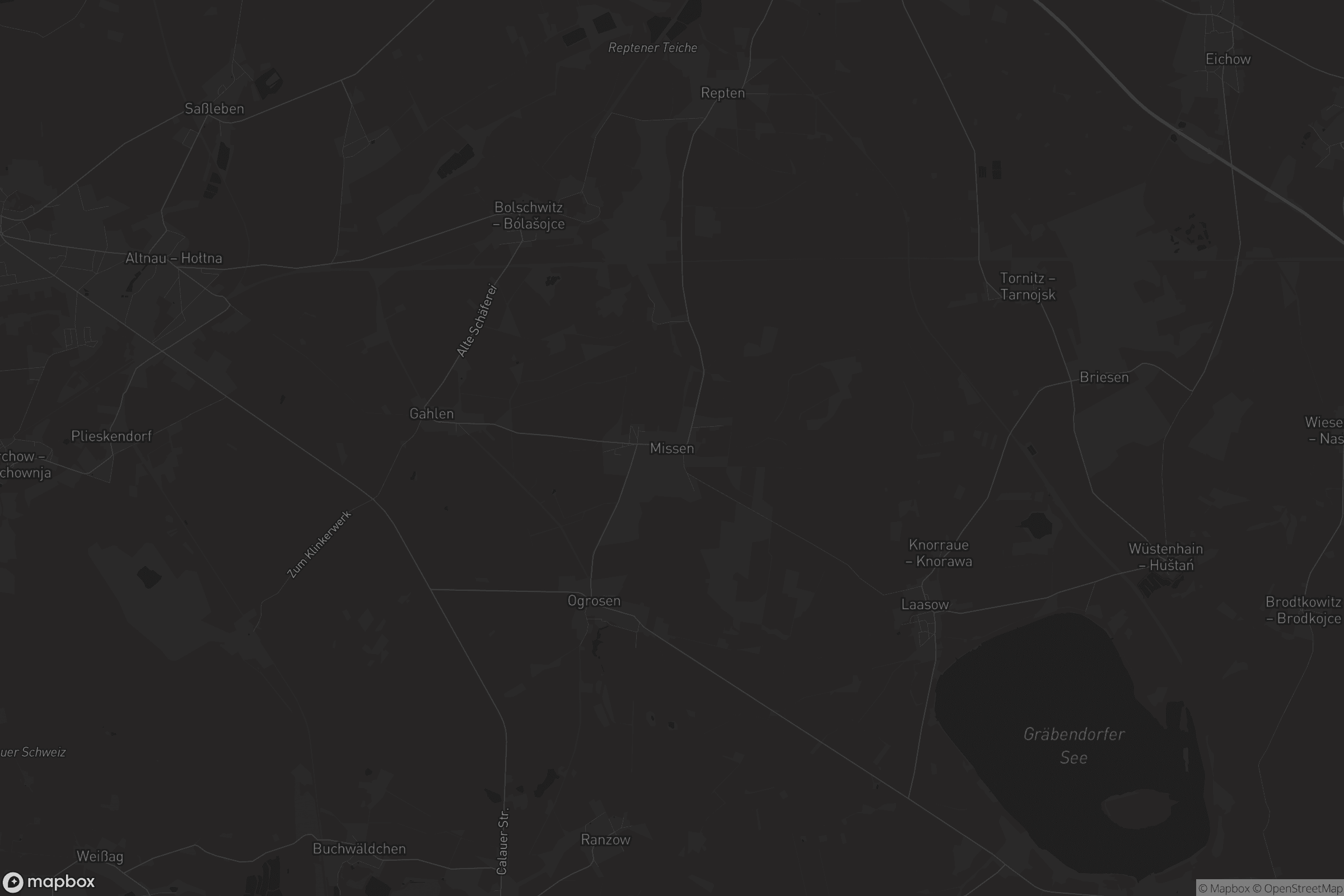 Karte von Missen - Pšyne