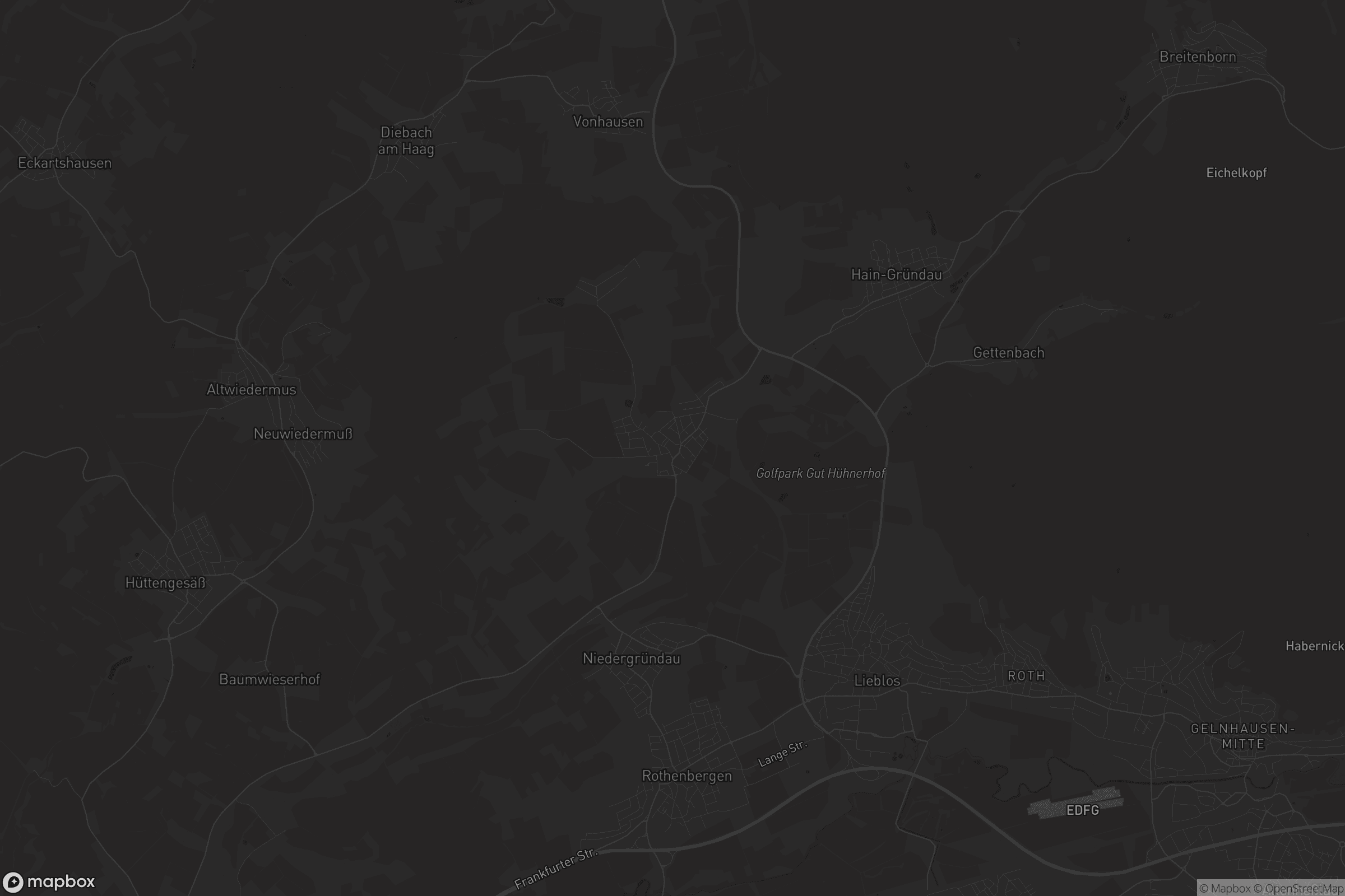 Karte von Mittel-Gründau