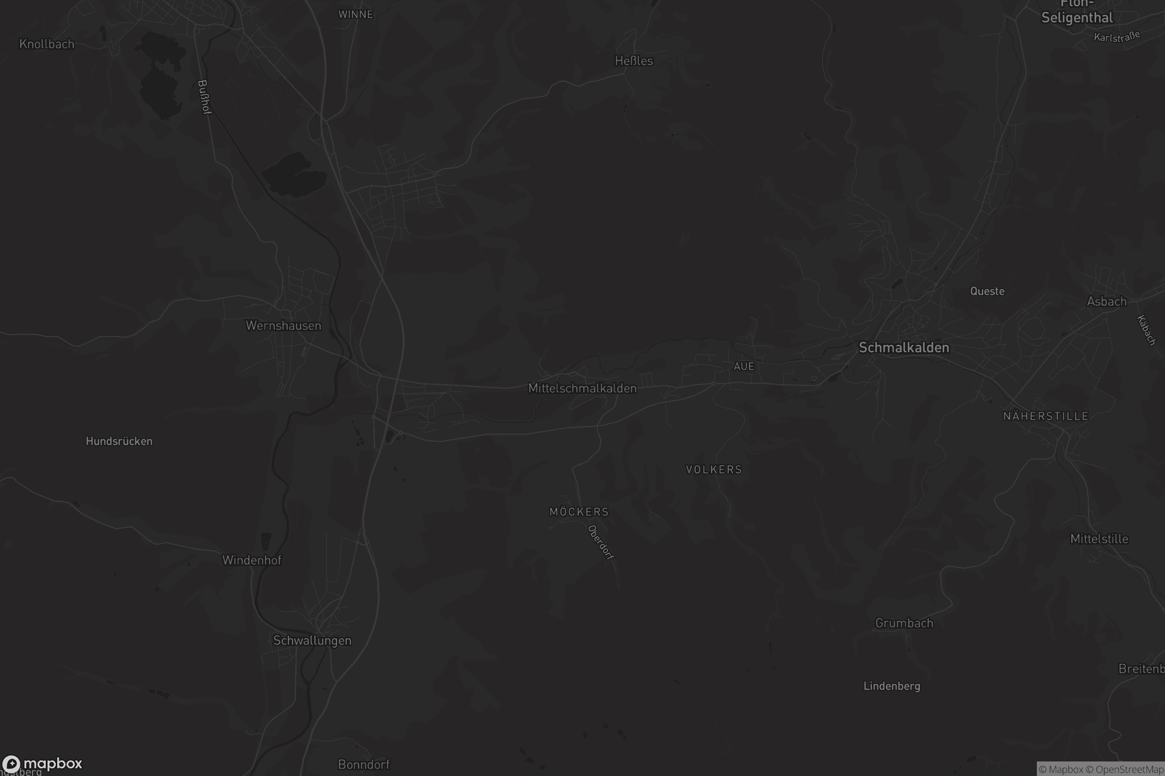 Karte von Mittelschmalkalden