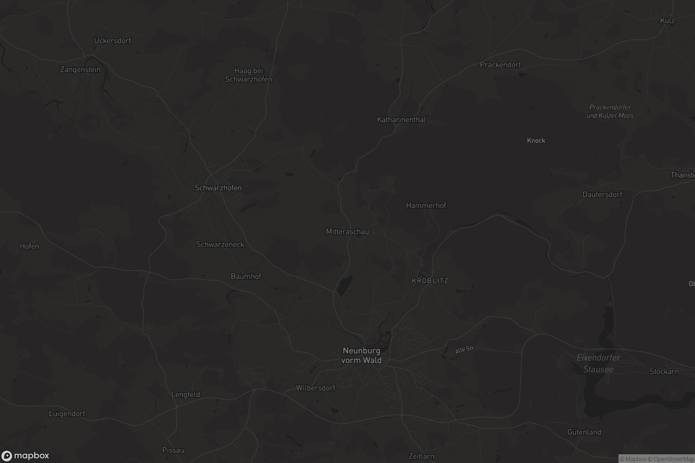 Karte von Mitteraschau