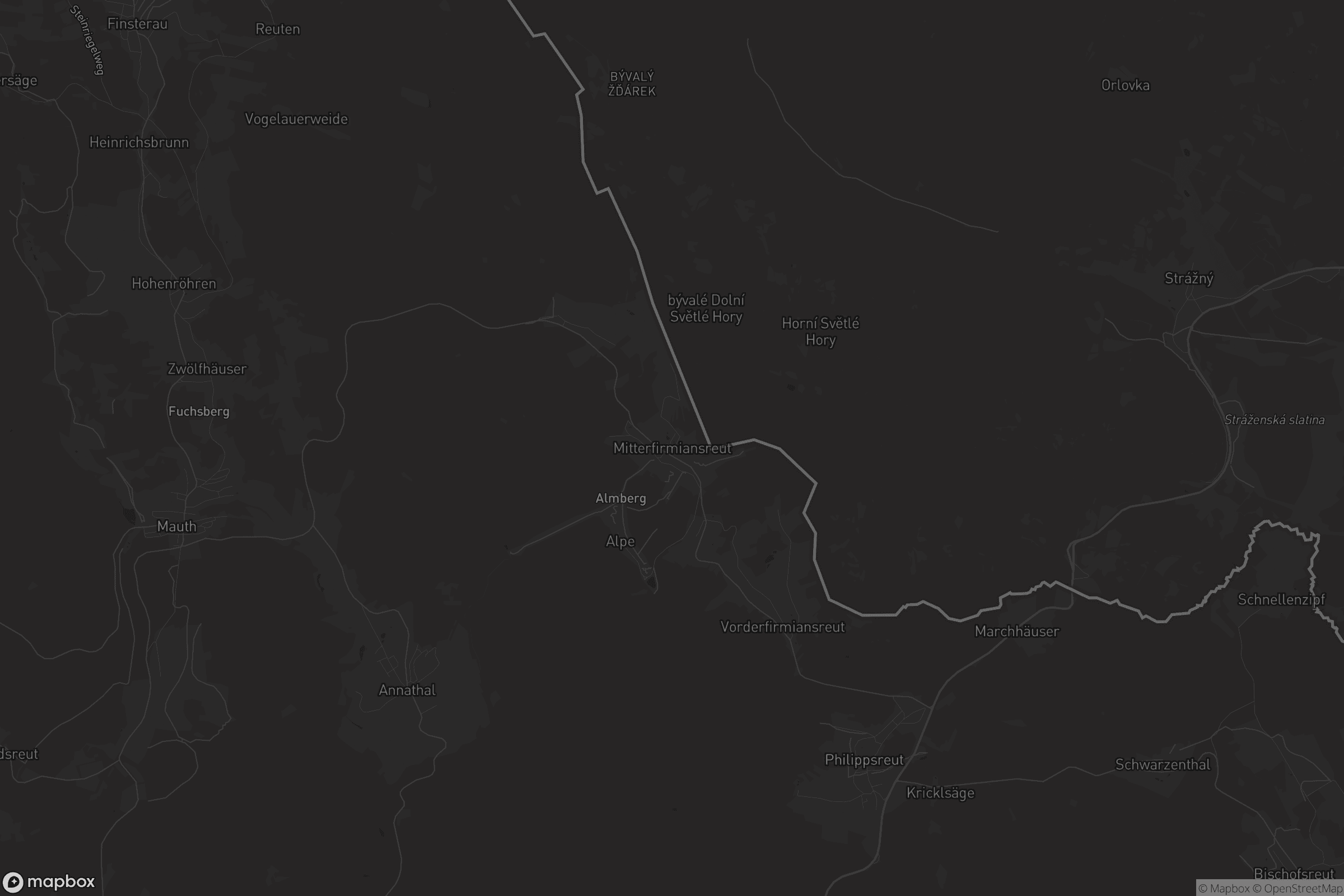 Karte von Mitterfirmiansreut