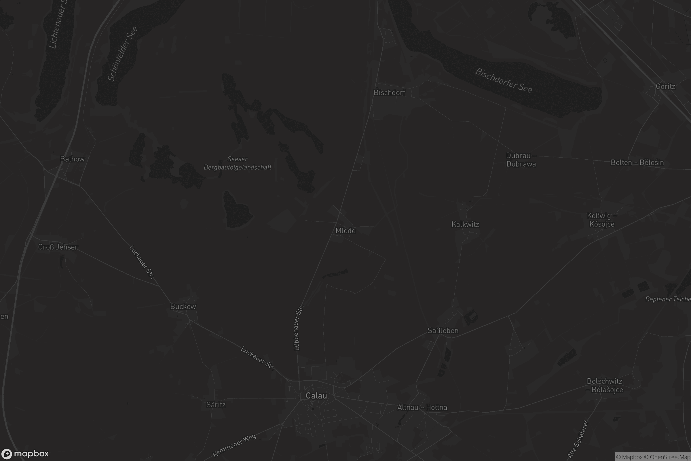 Karte von Mlode - Młoźe