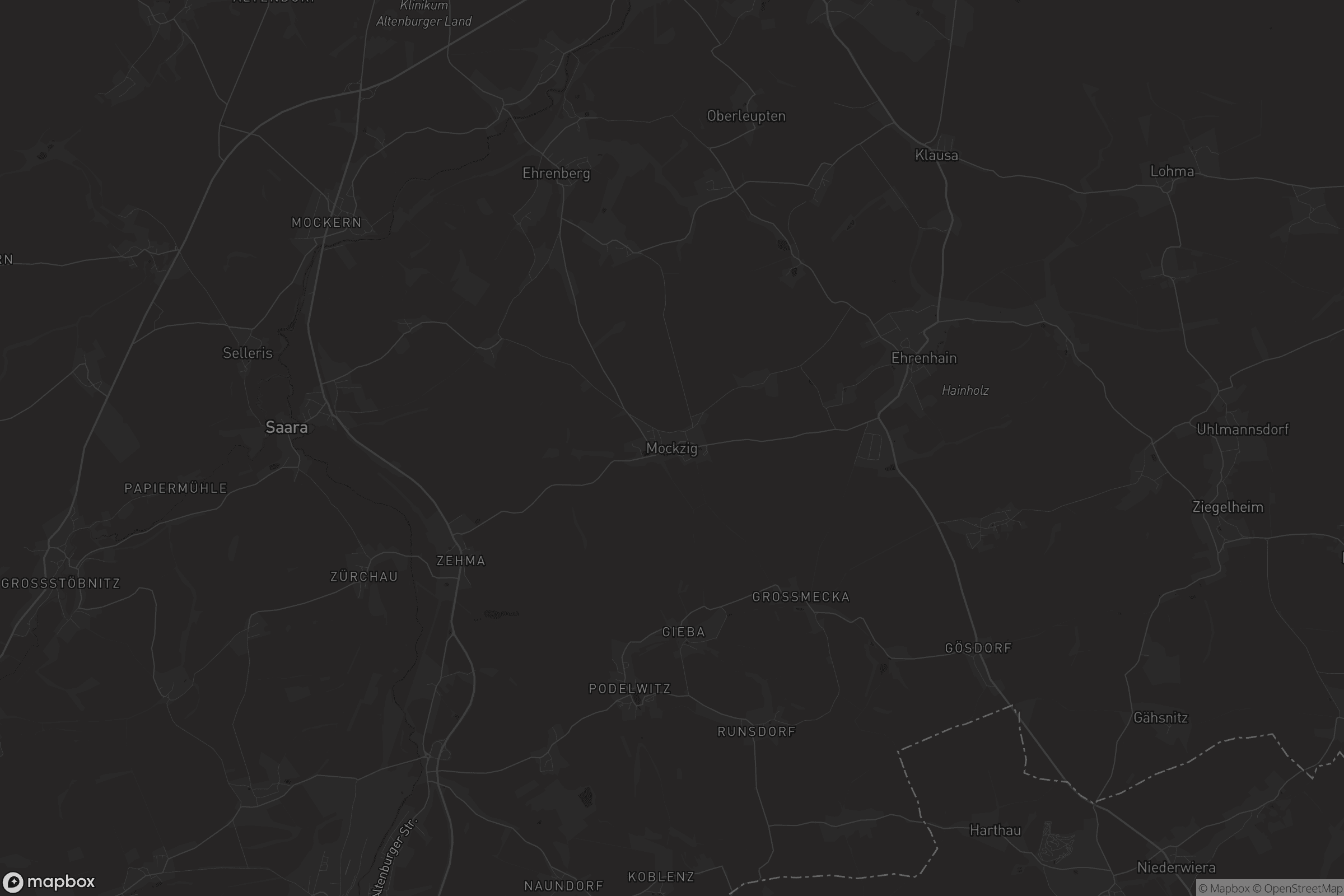 Karte von Mockzig