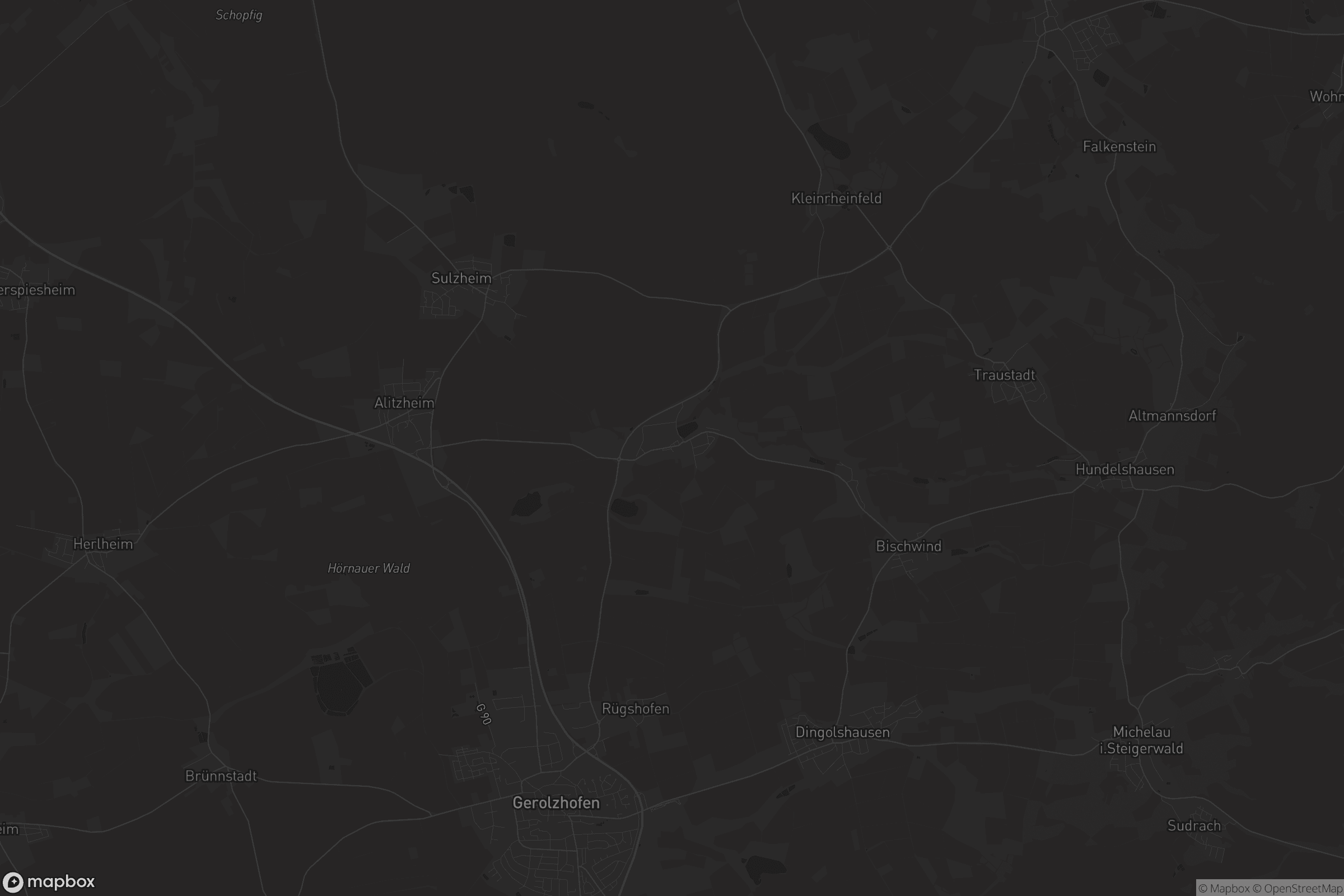 Karte von Mönchstockheim