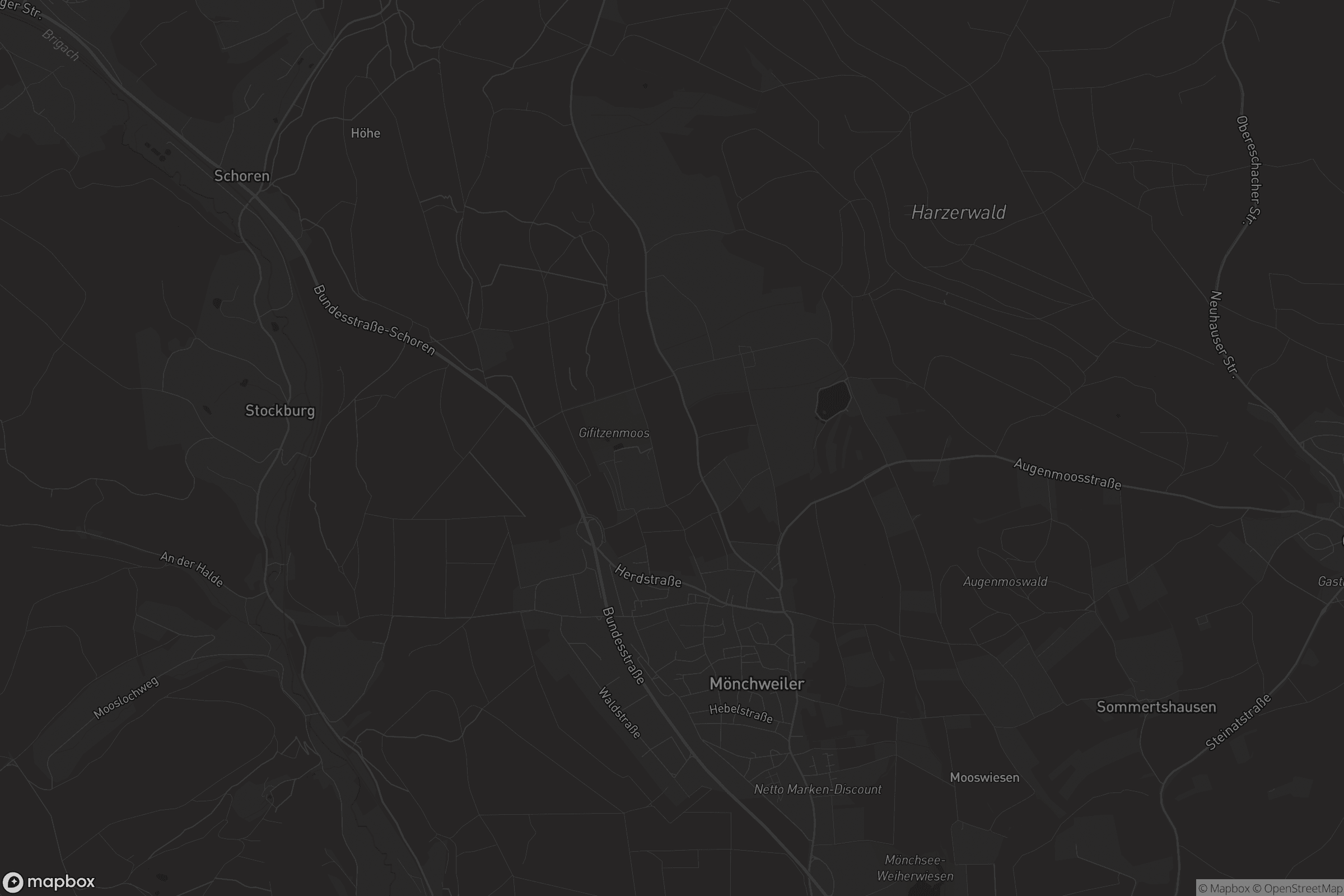 Karte von Mönchweiler