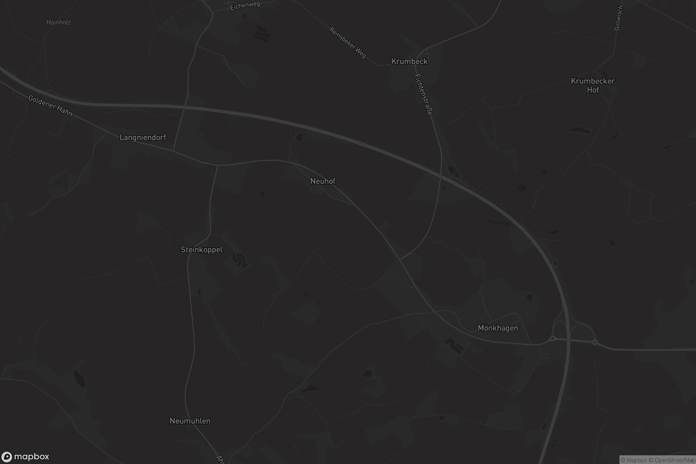 Karte von Mönkhagen