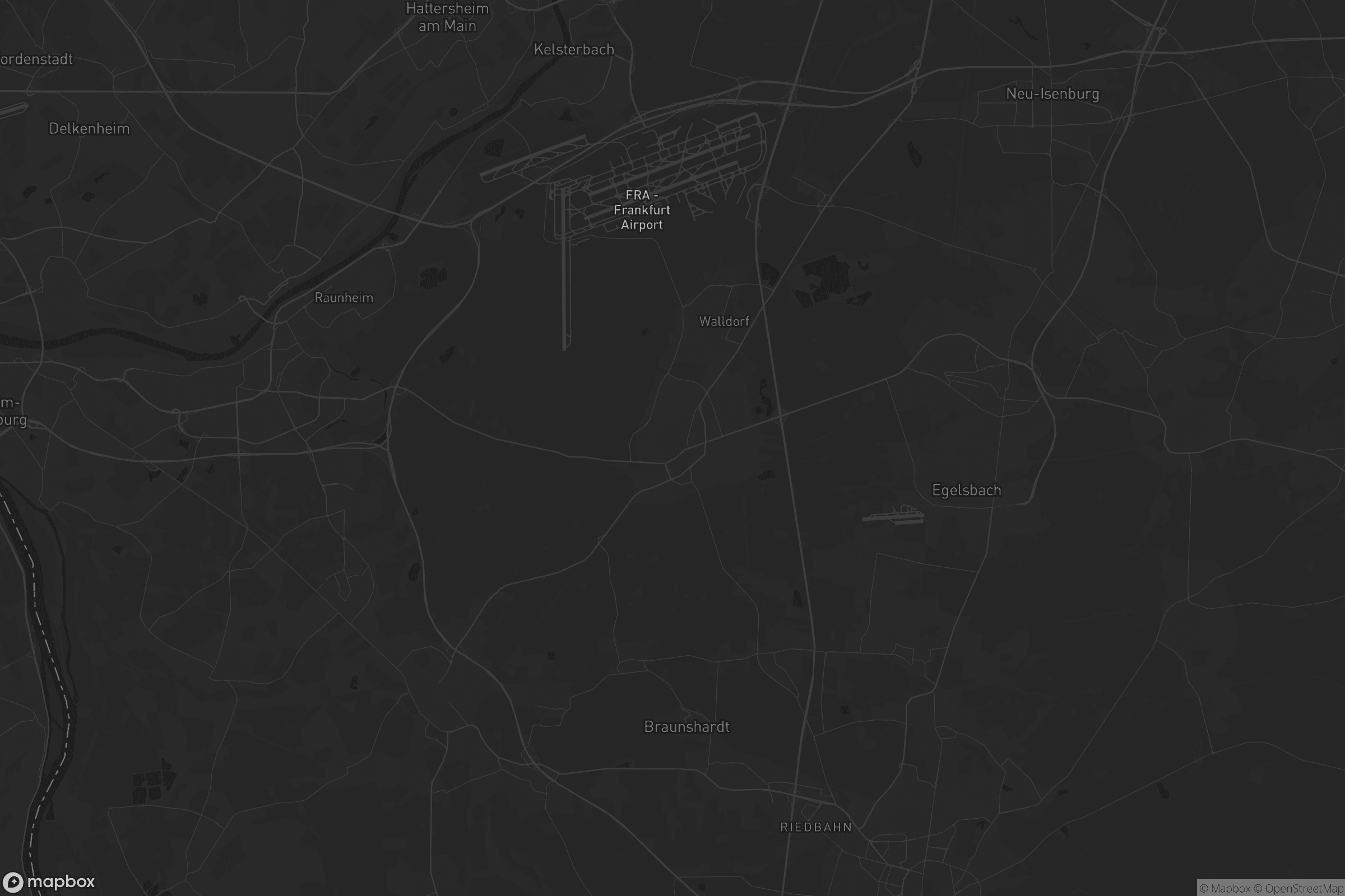 Karte von Mörfelden