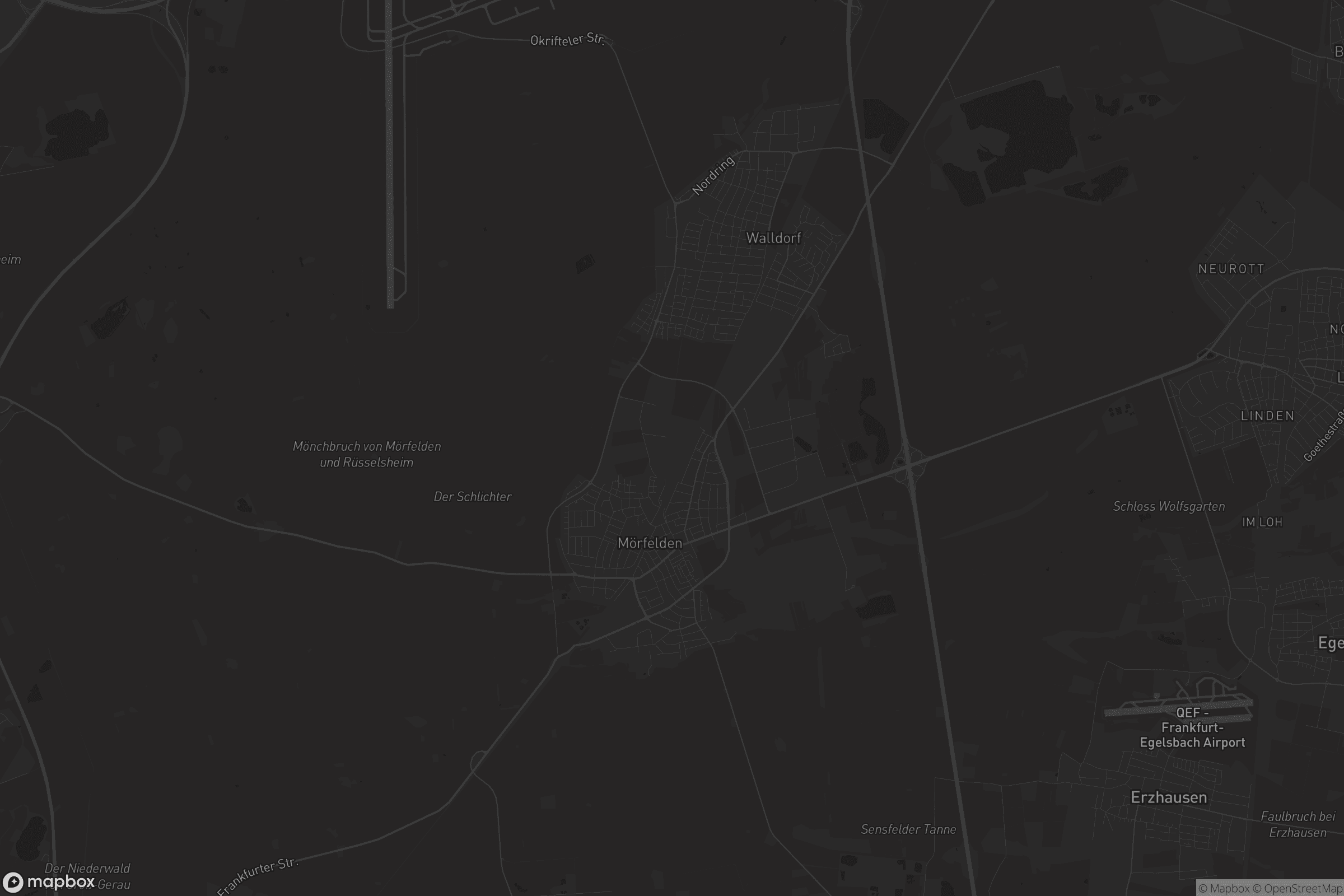 Karte von Mörfelden-Walldorf