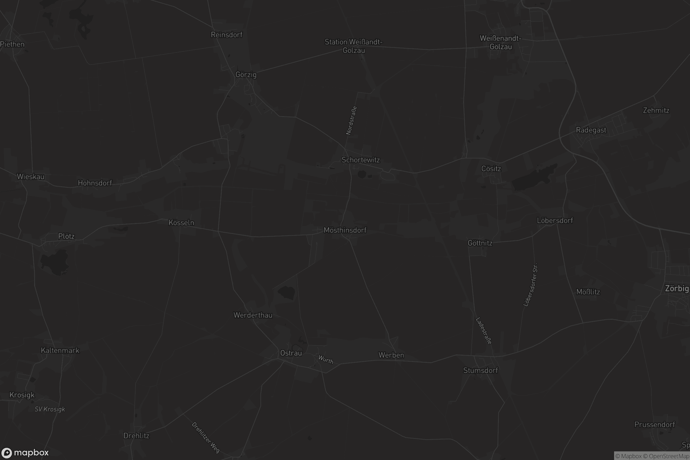 Karte von Mösthinsdorf