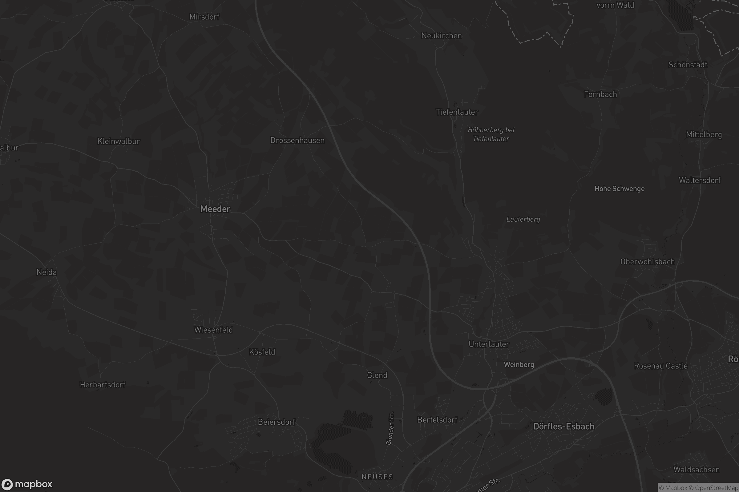 Karte von Moggenbrunn