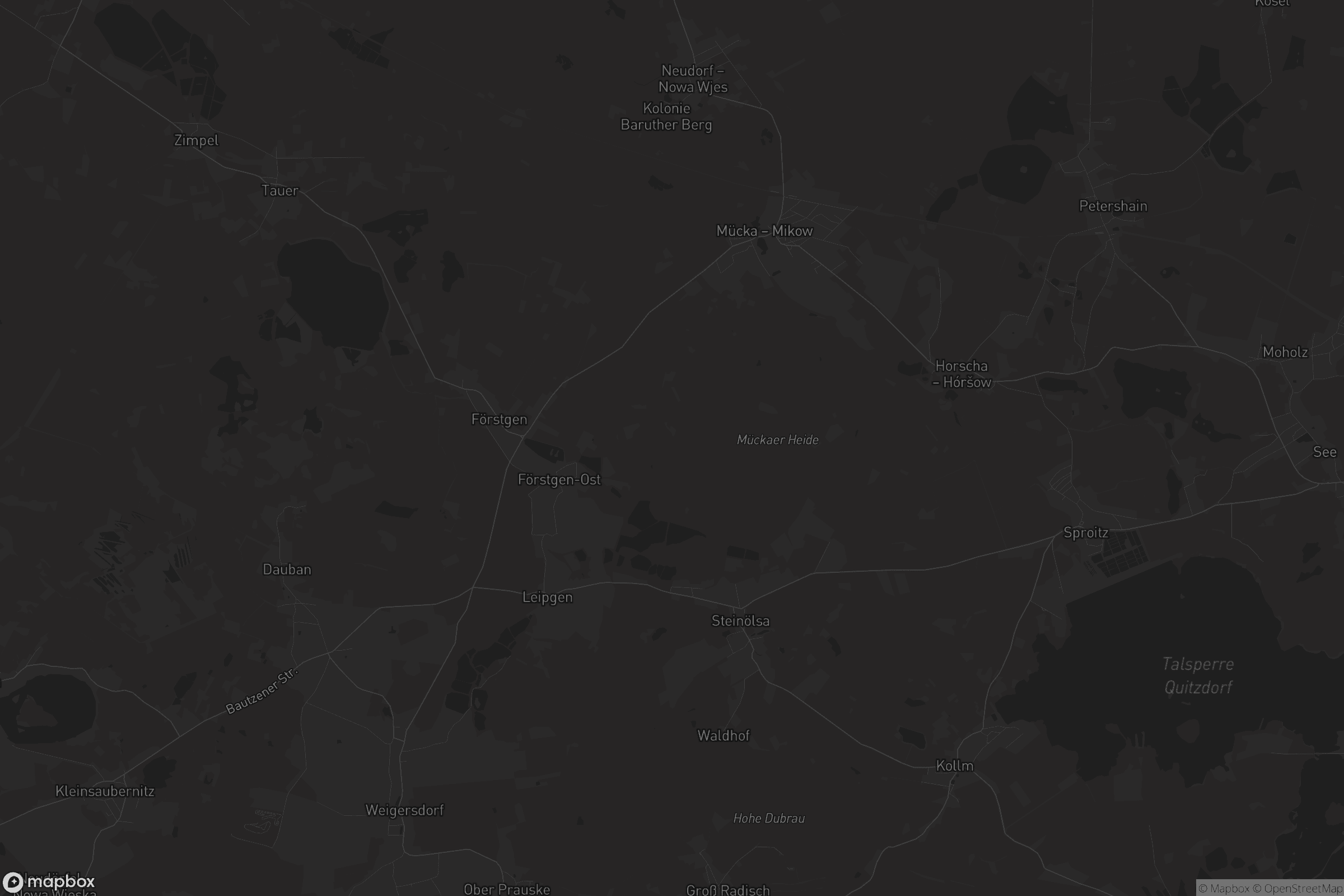 Karte von Mücka - Mikow