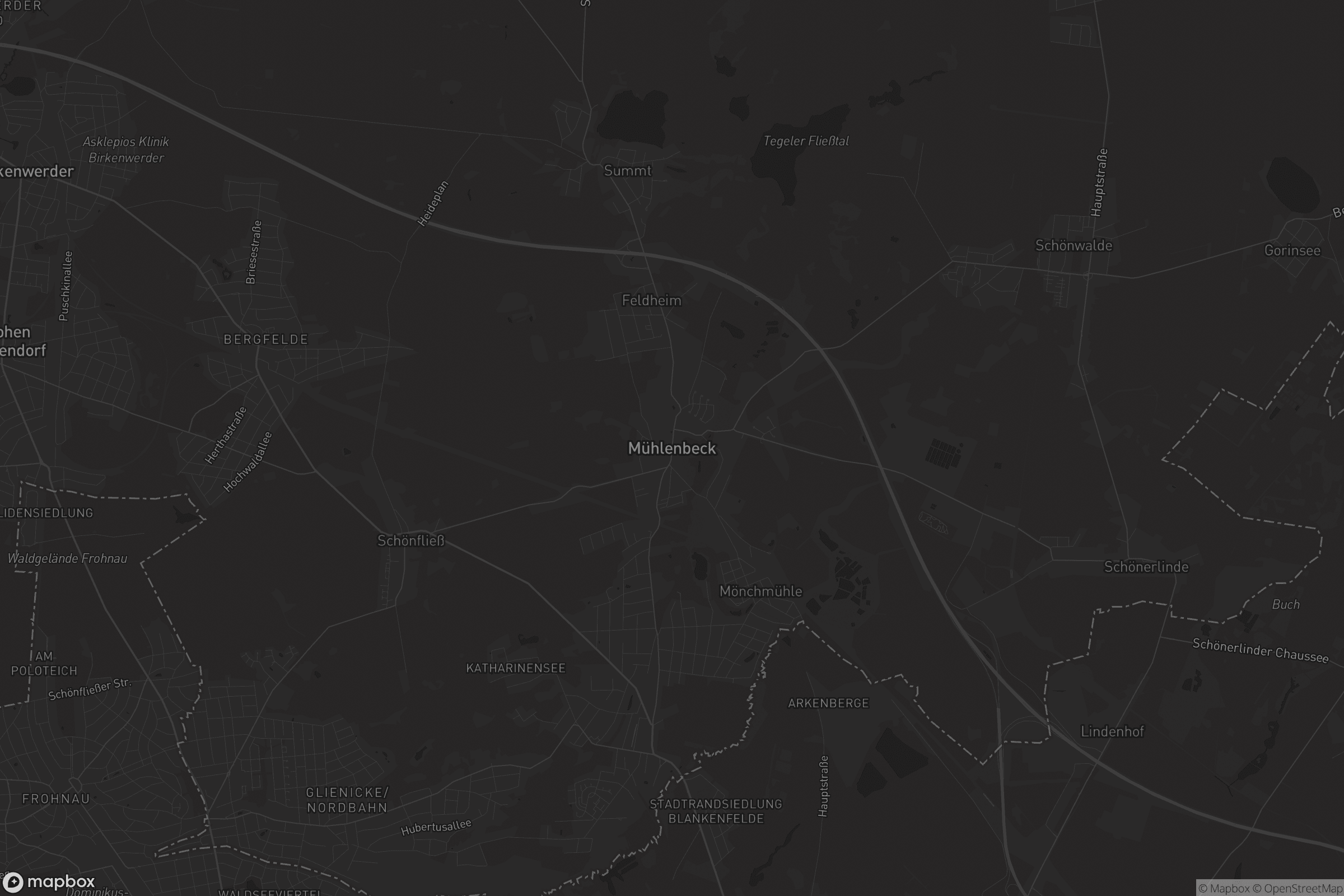 Karte von Mühlenbeck