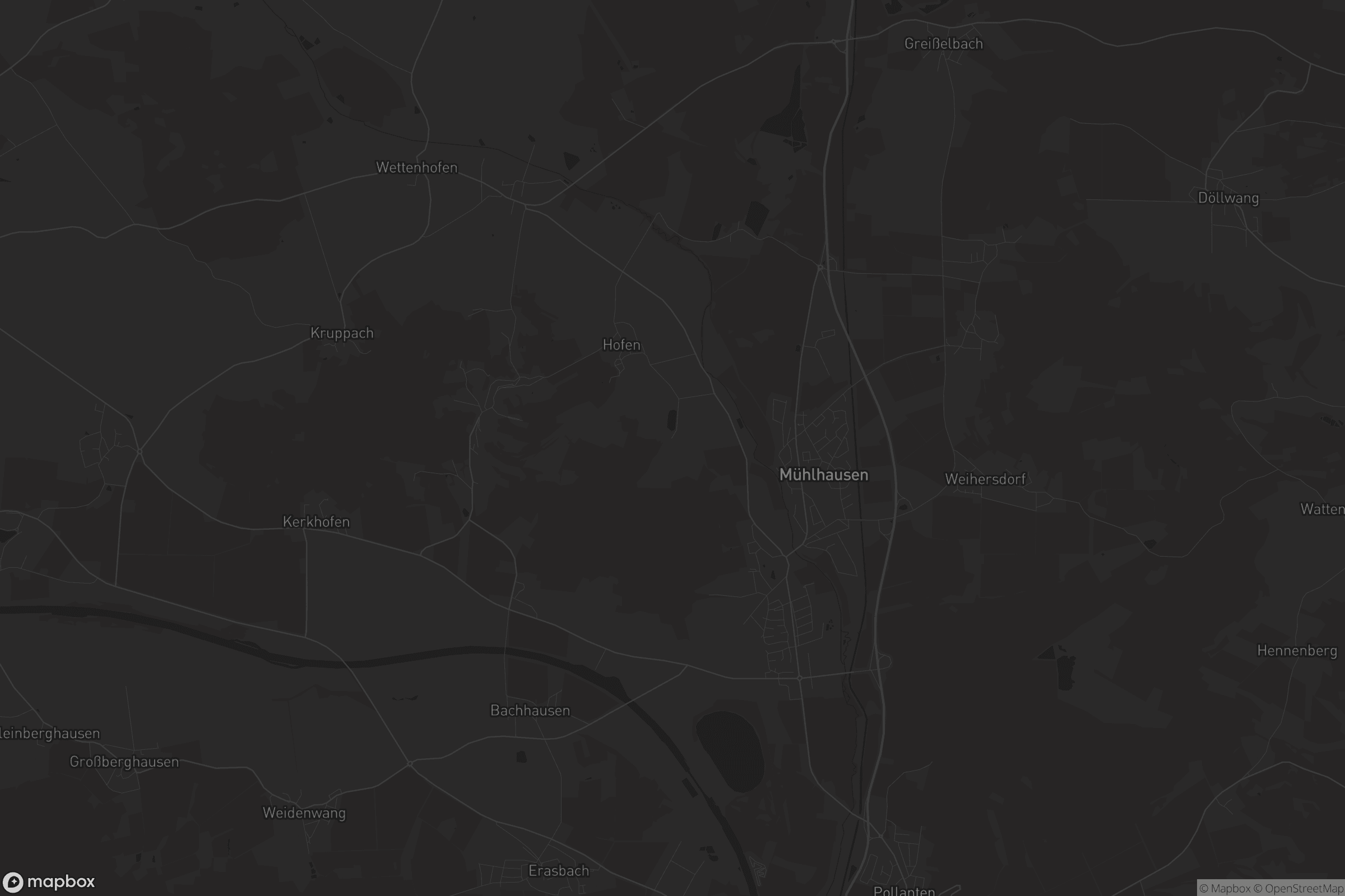 Karte von Mühlhausen