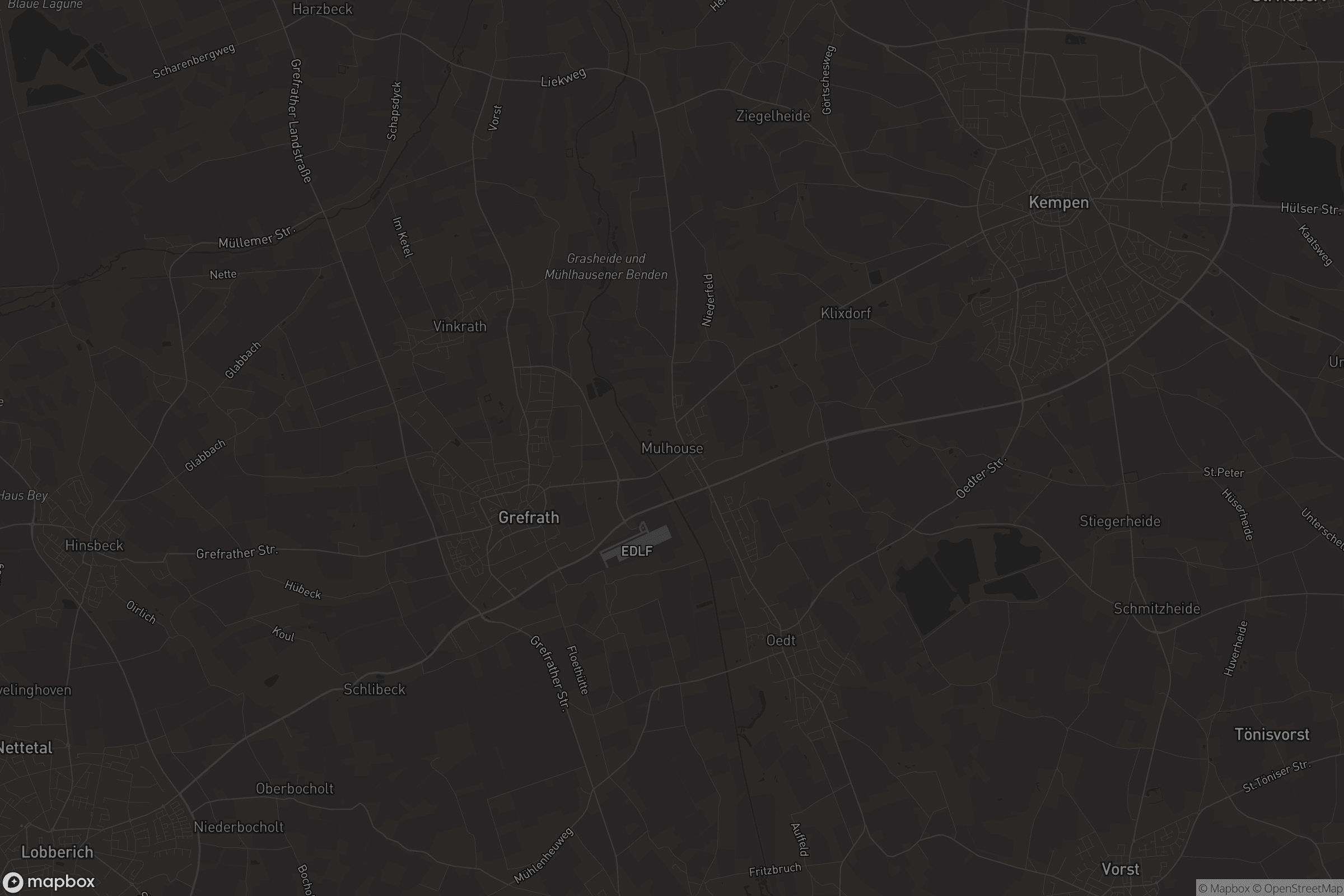 Karte von Mülhausen