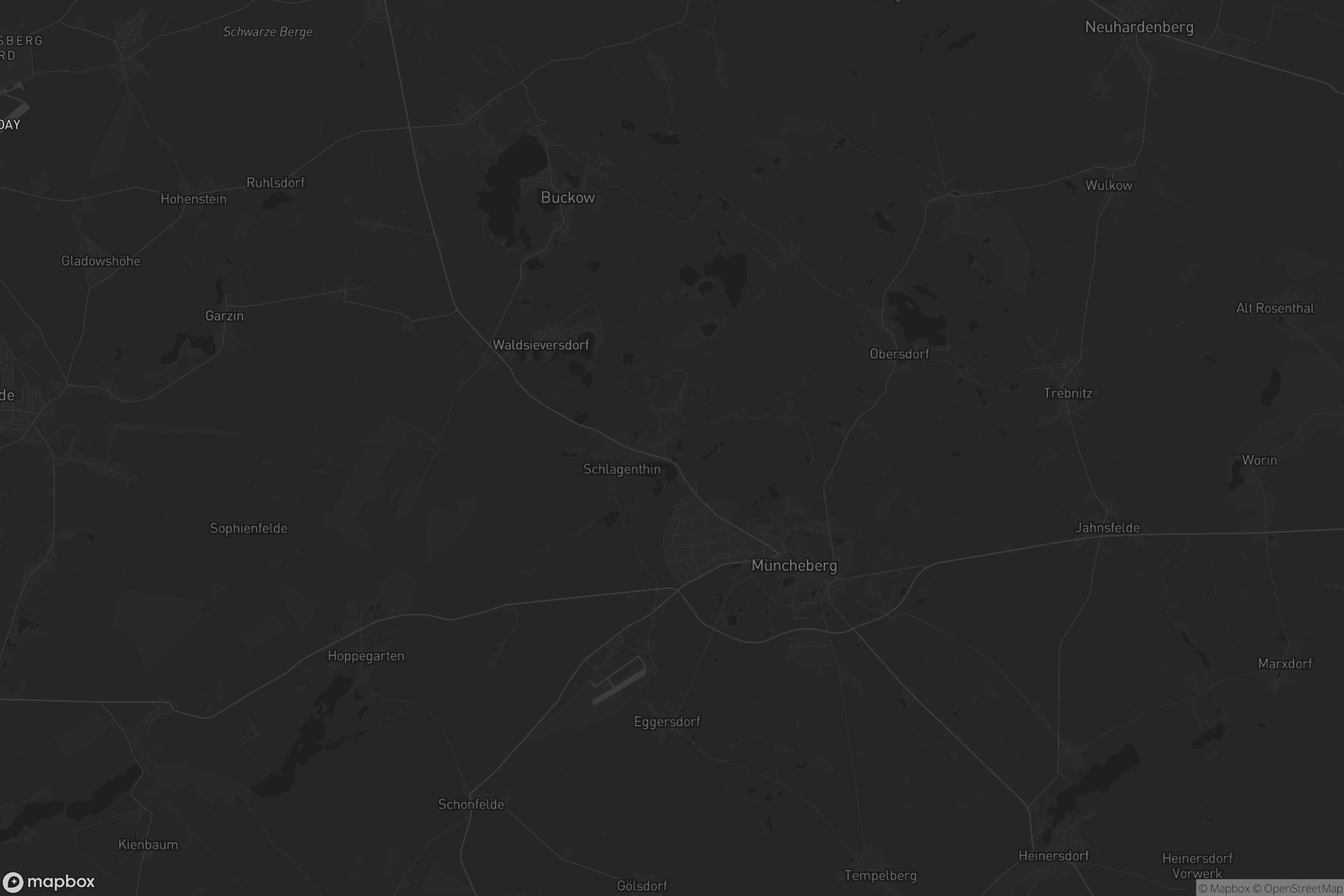 Karte von Müncheberg