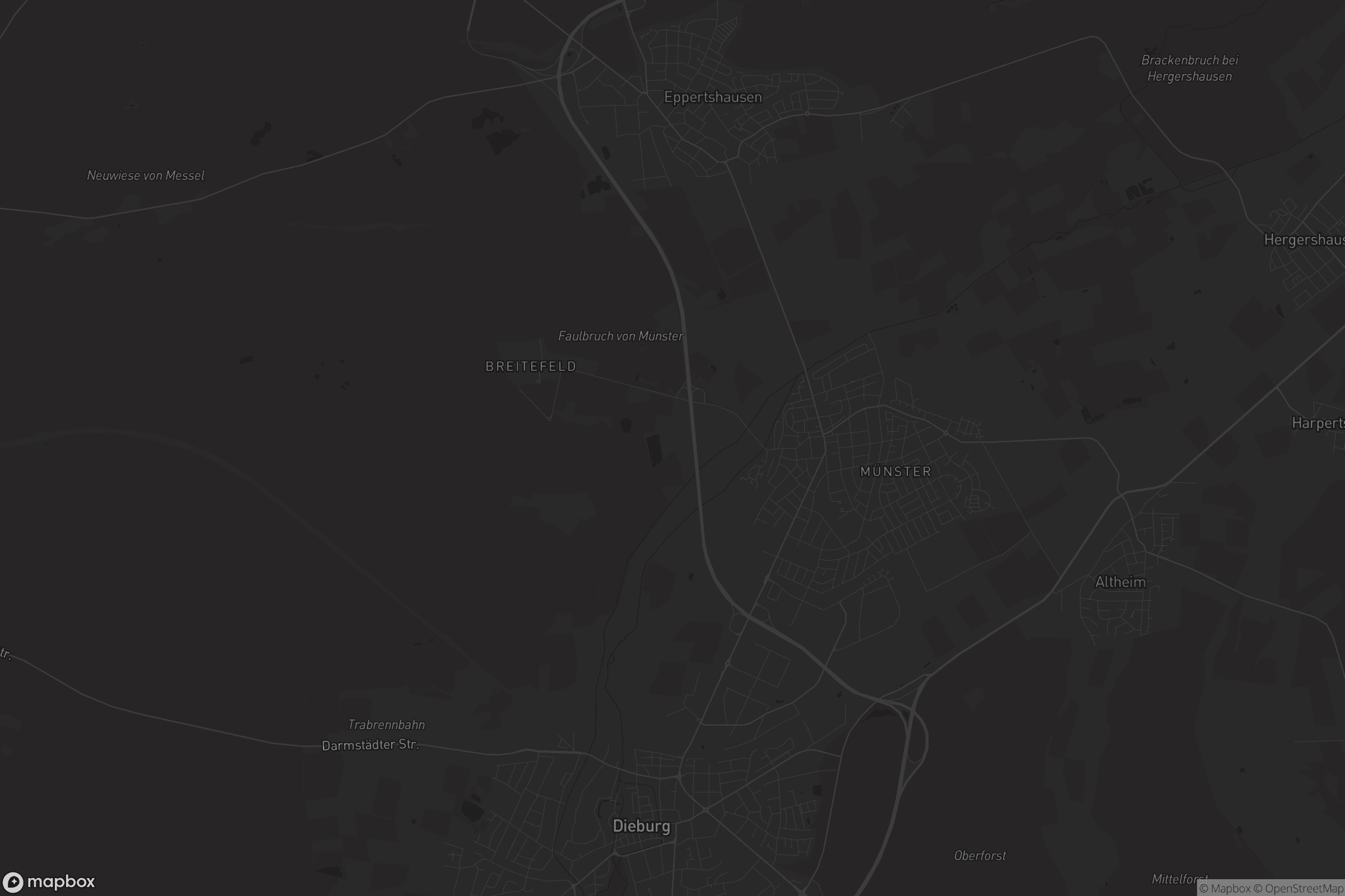 Karte von Münster (Hessen)