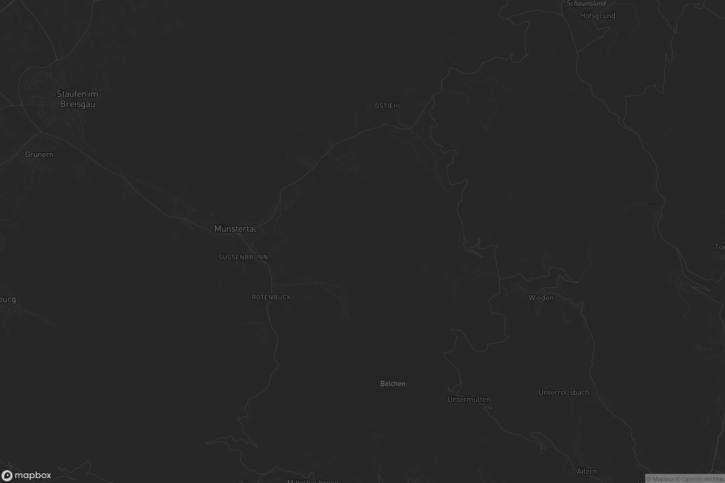 Karte von Münstertal