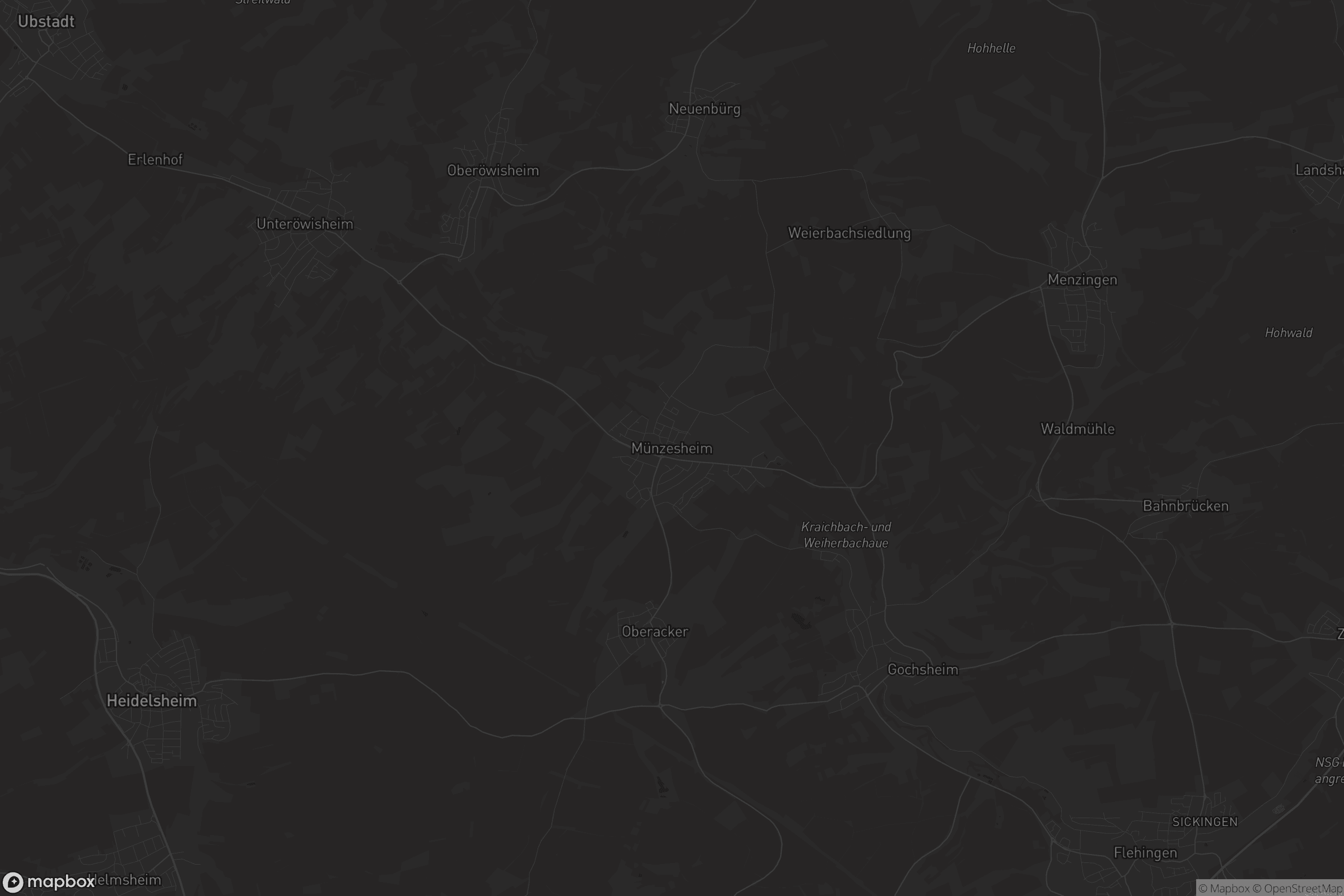 Karte von Münzesheim