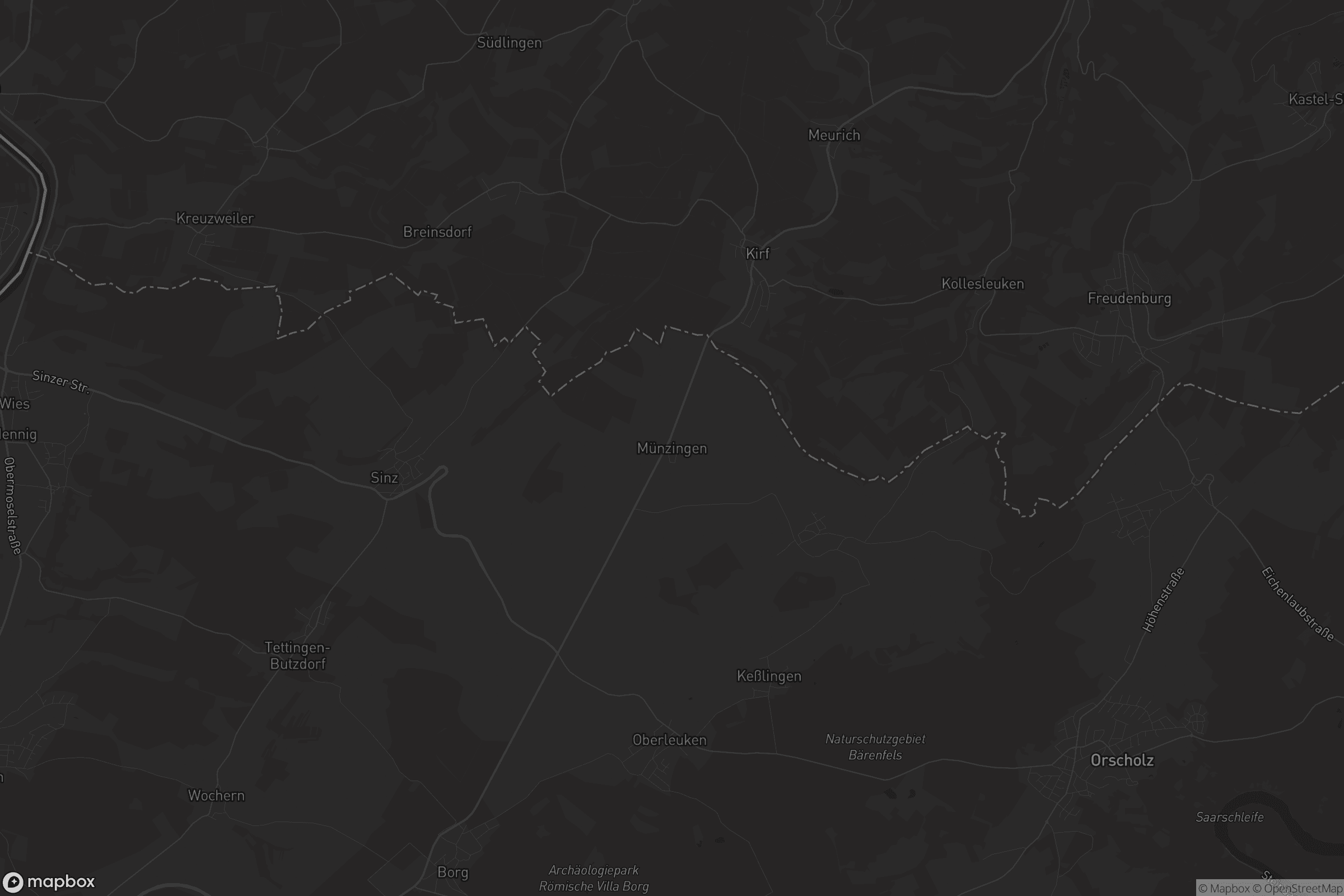 Karte von Münzingen