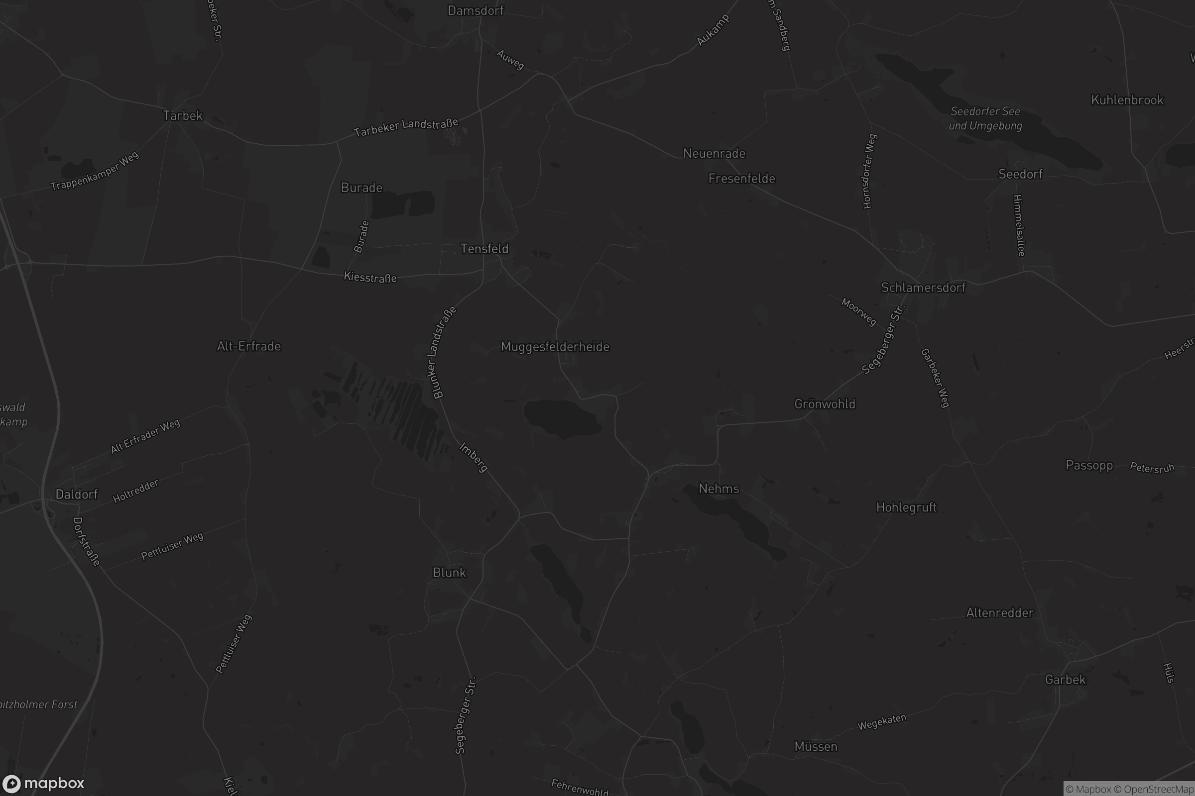 Karte von Muggesfelde