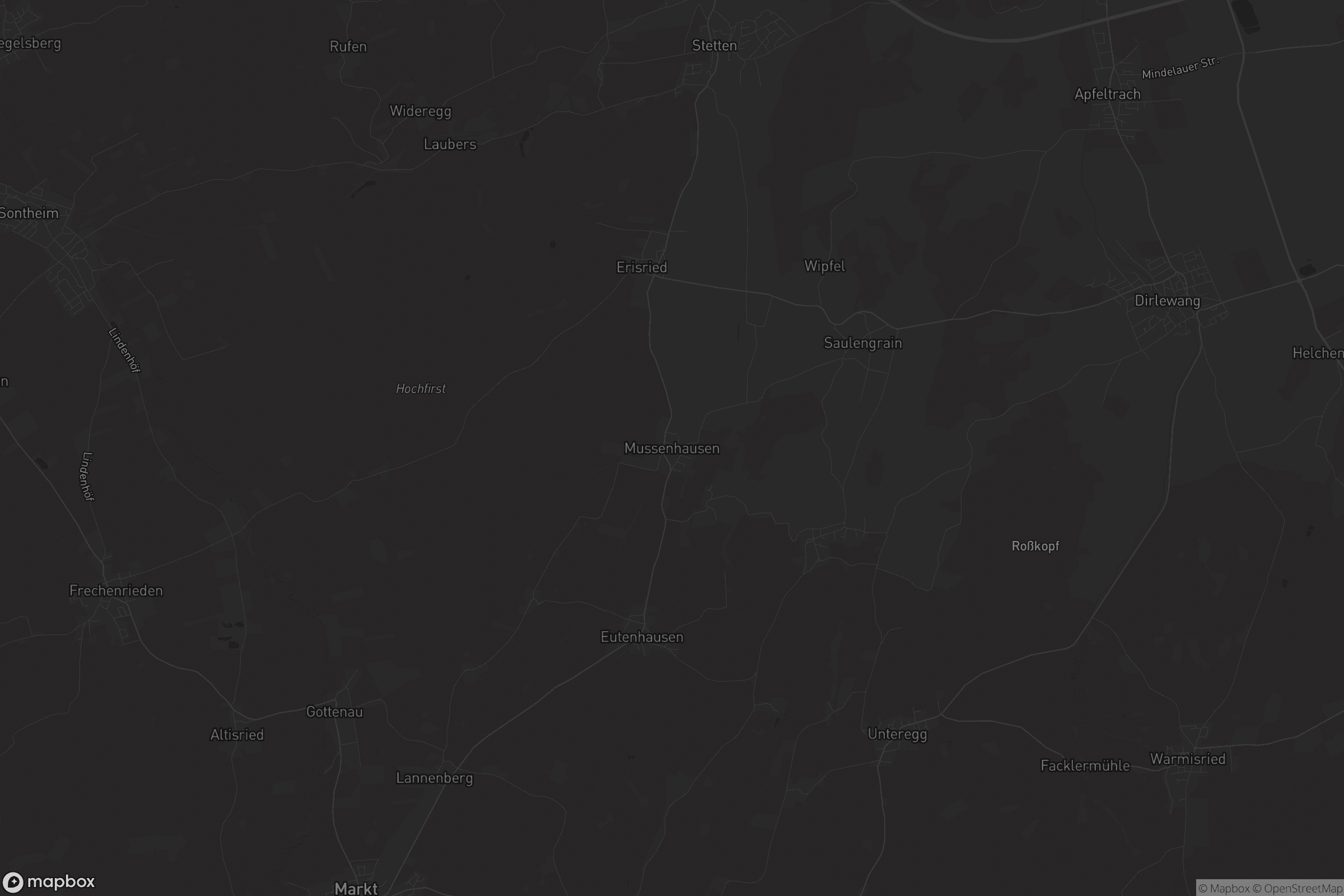 Karte von Mussenhausen