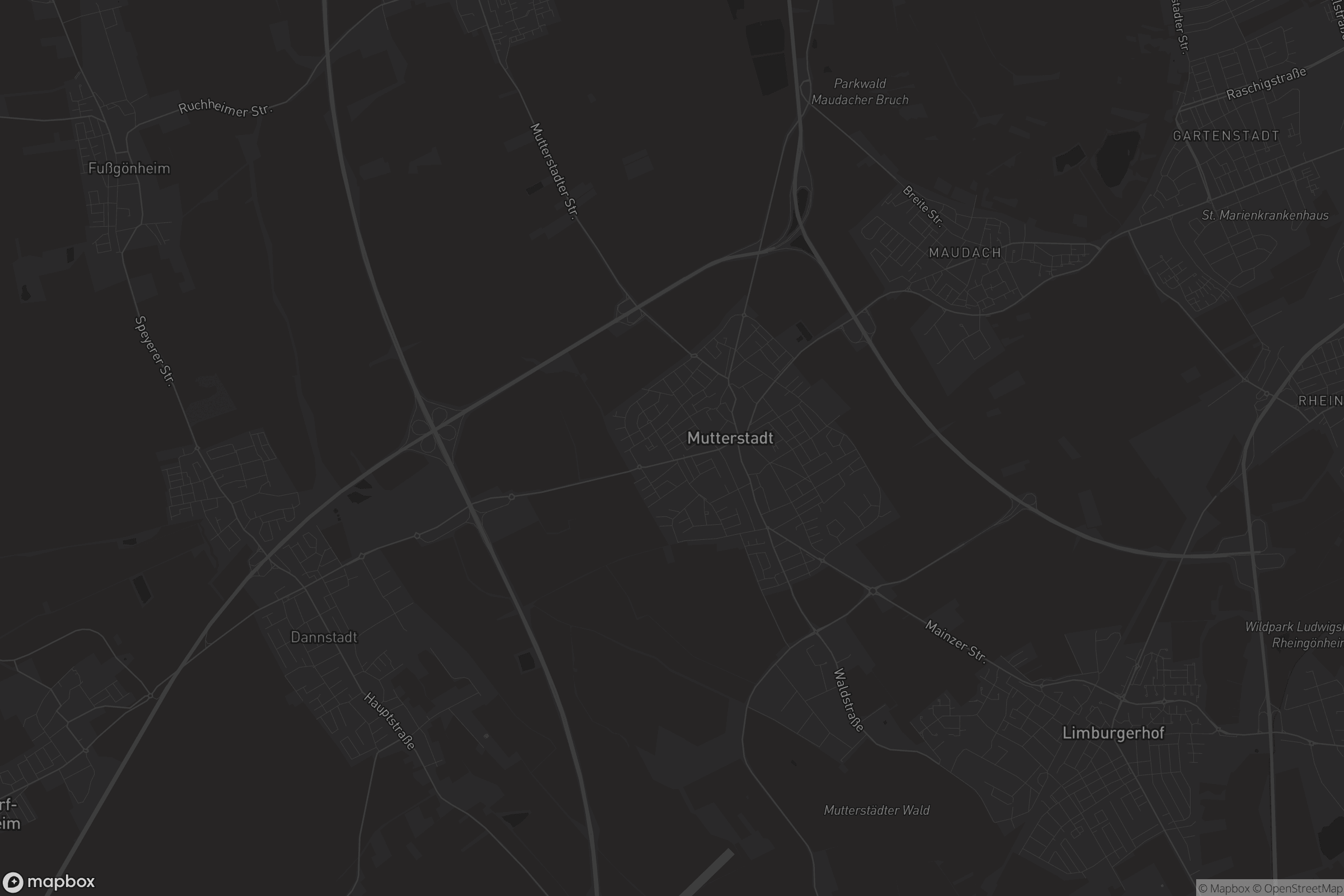 Karte von Mutterstadt