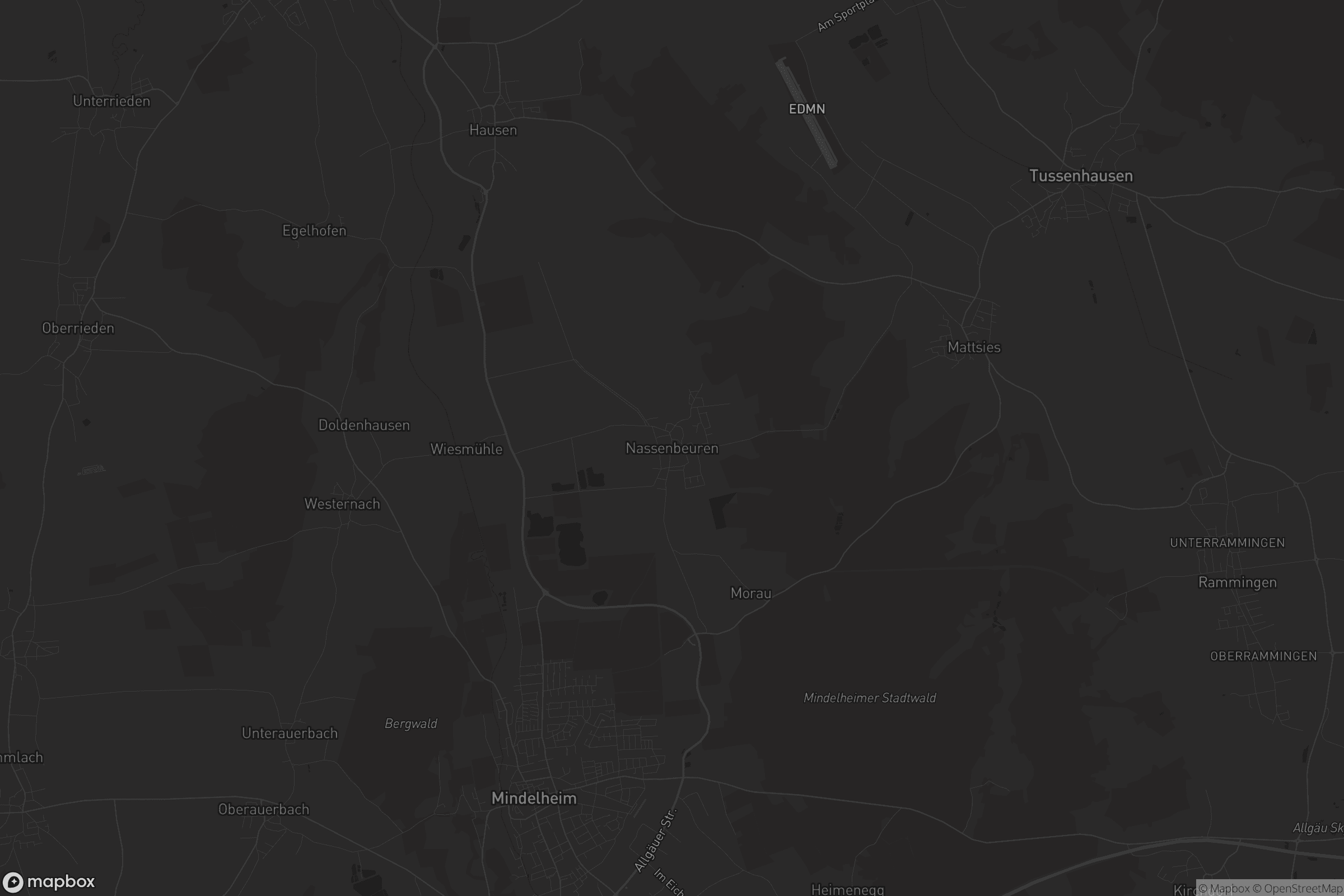 Karte von Nassenbeuren