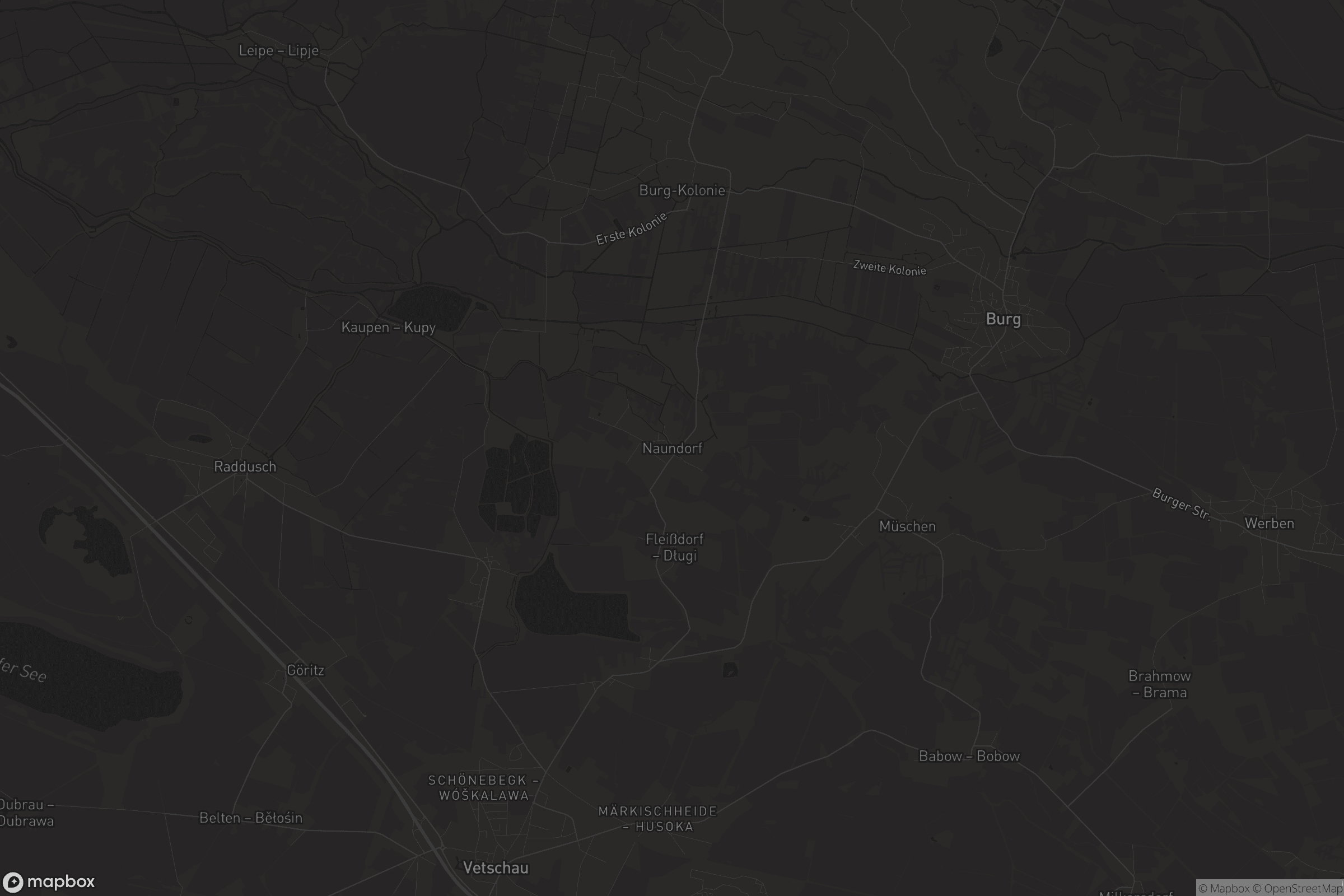 Karte von Naundorf - Njabožkojce