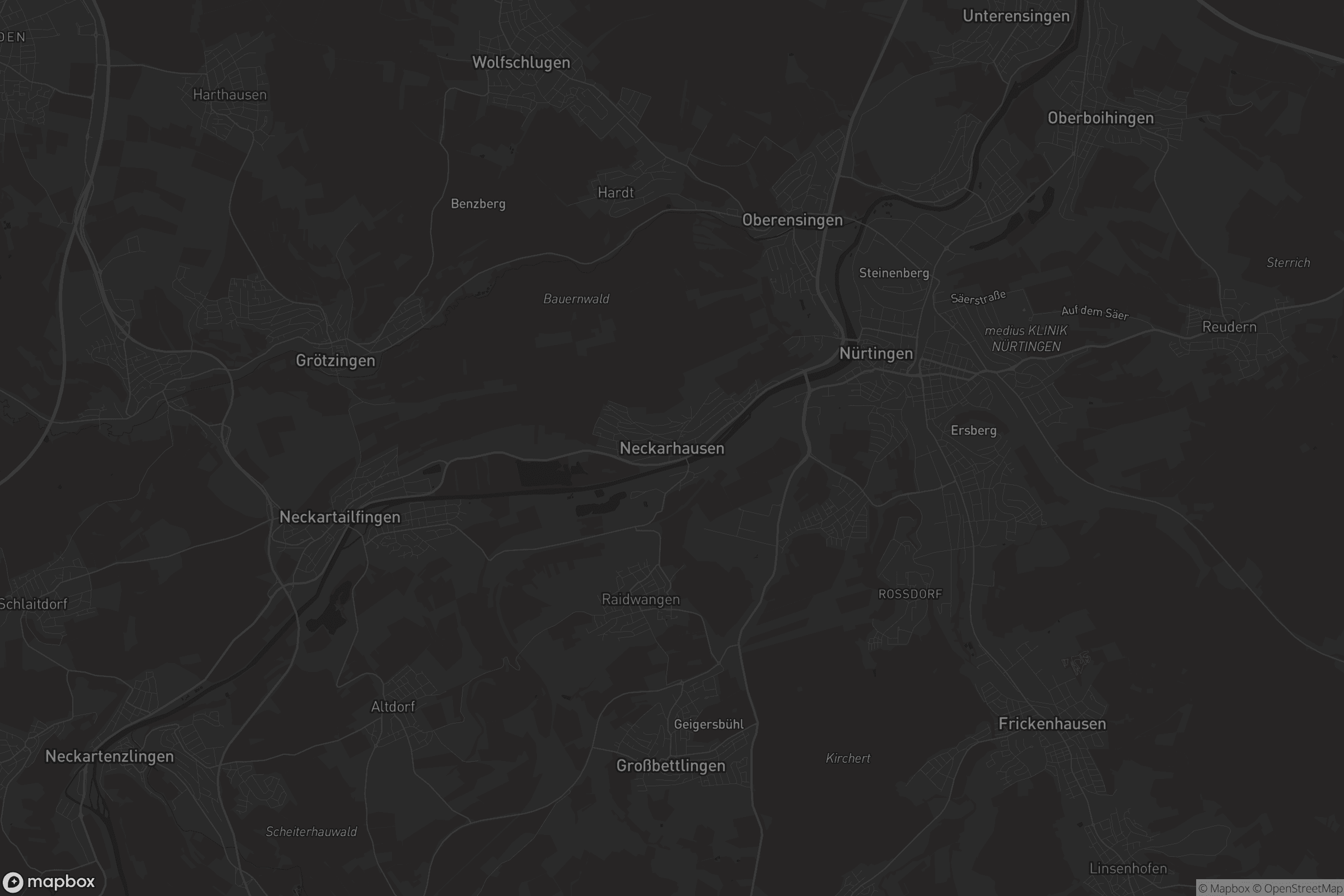 Karte von Neckarhausen