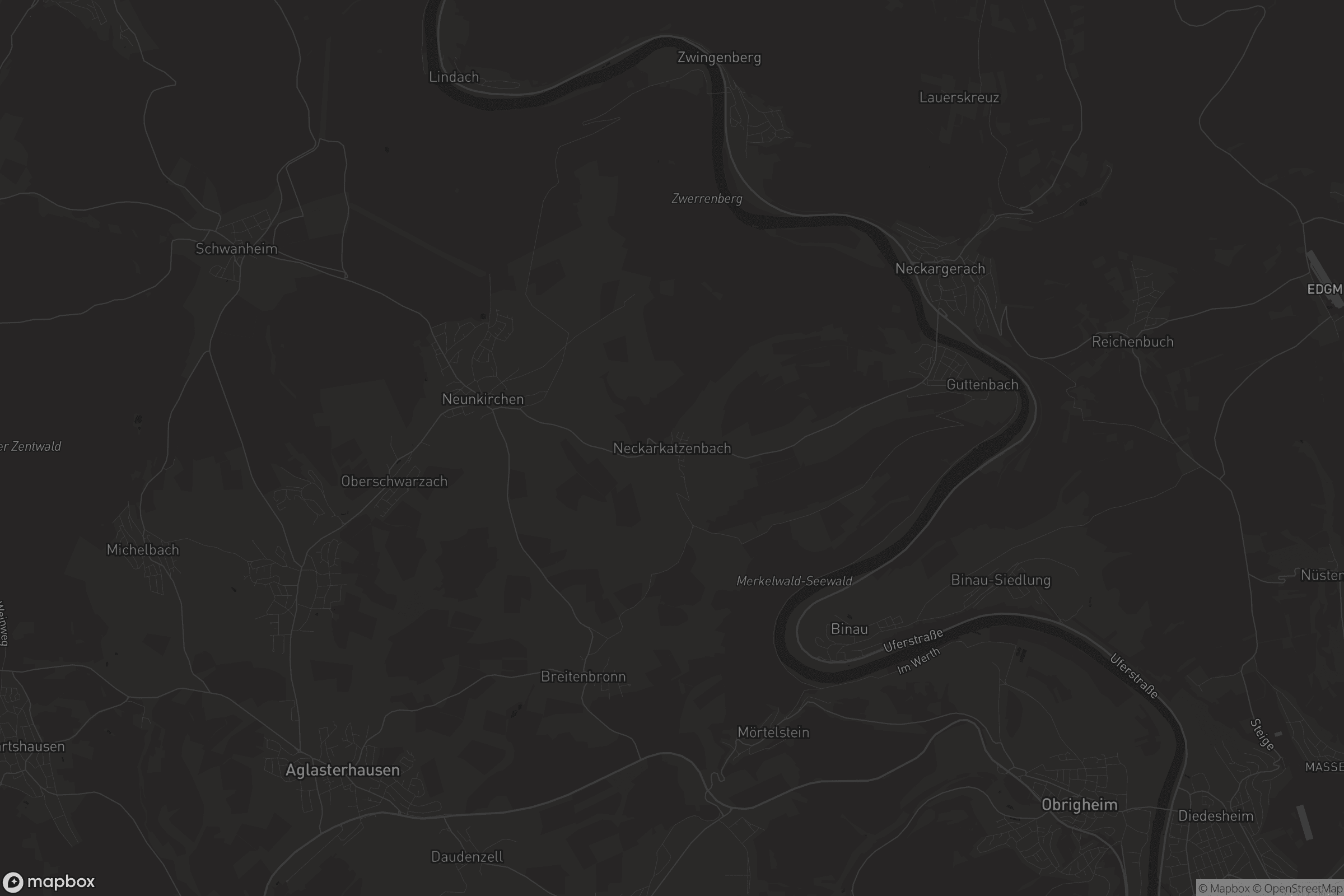 Karte von Neckarkatzenbach