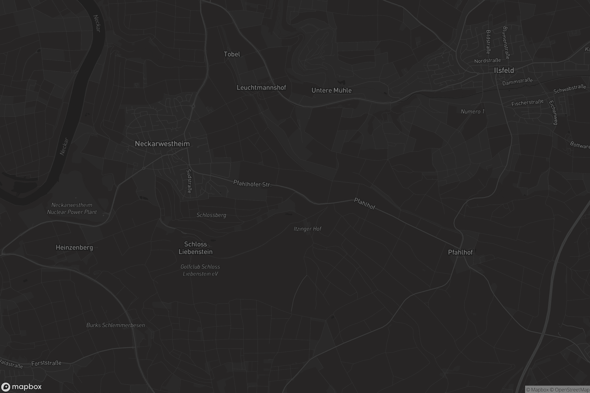 Karte von Neckarwestheim