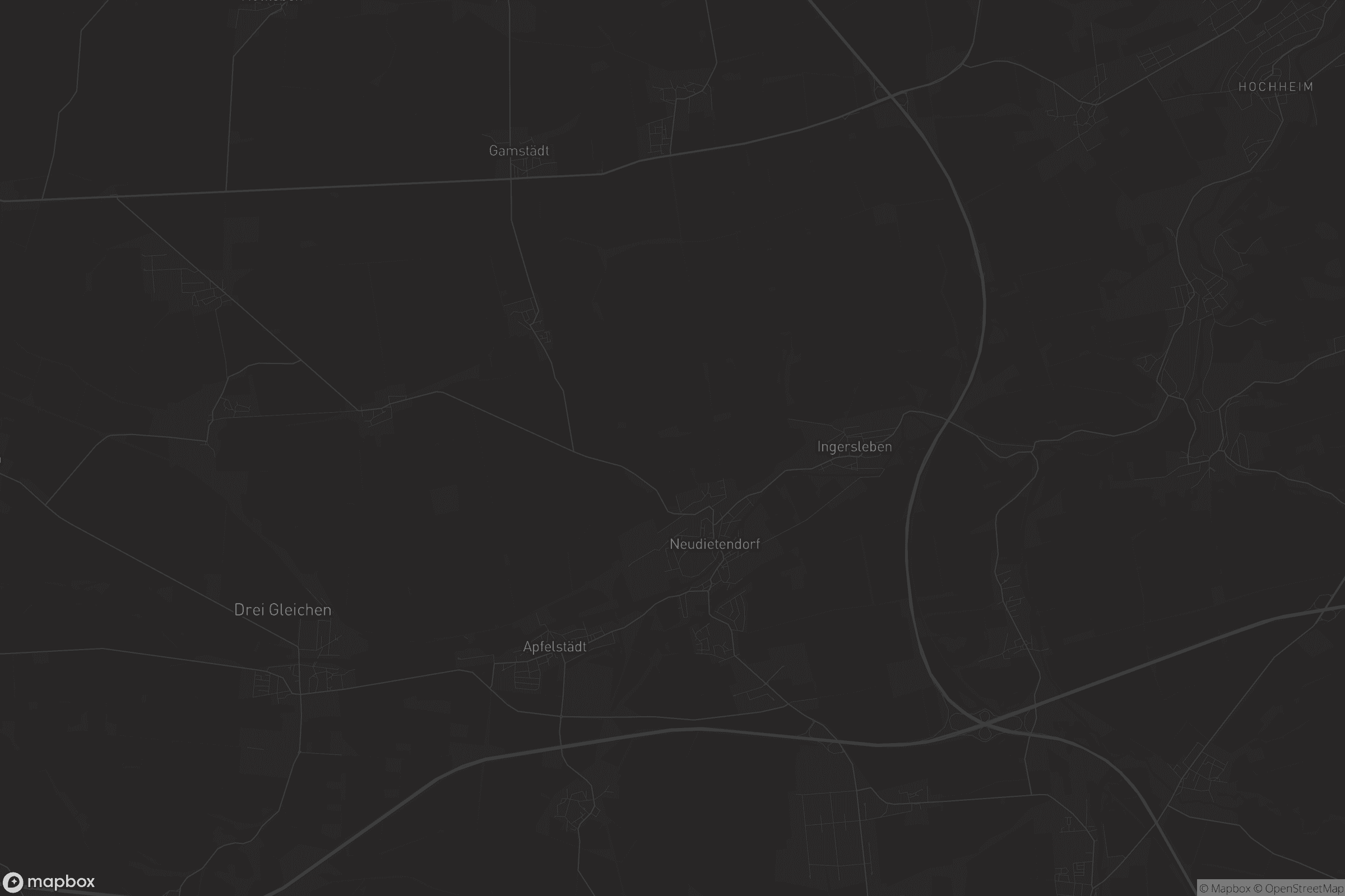 Karte von Nesse-Apfelstädt