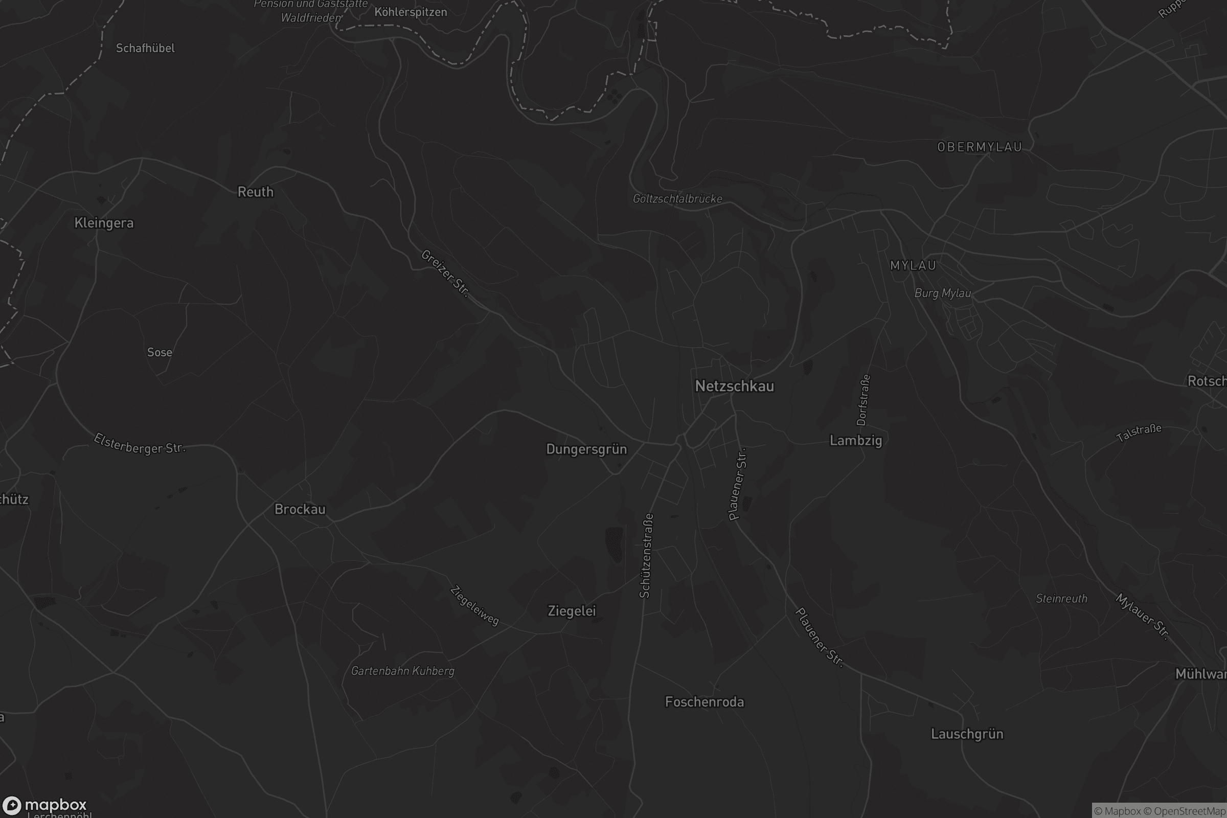 Karte von Netzschkau