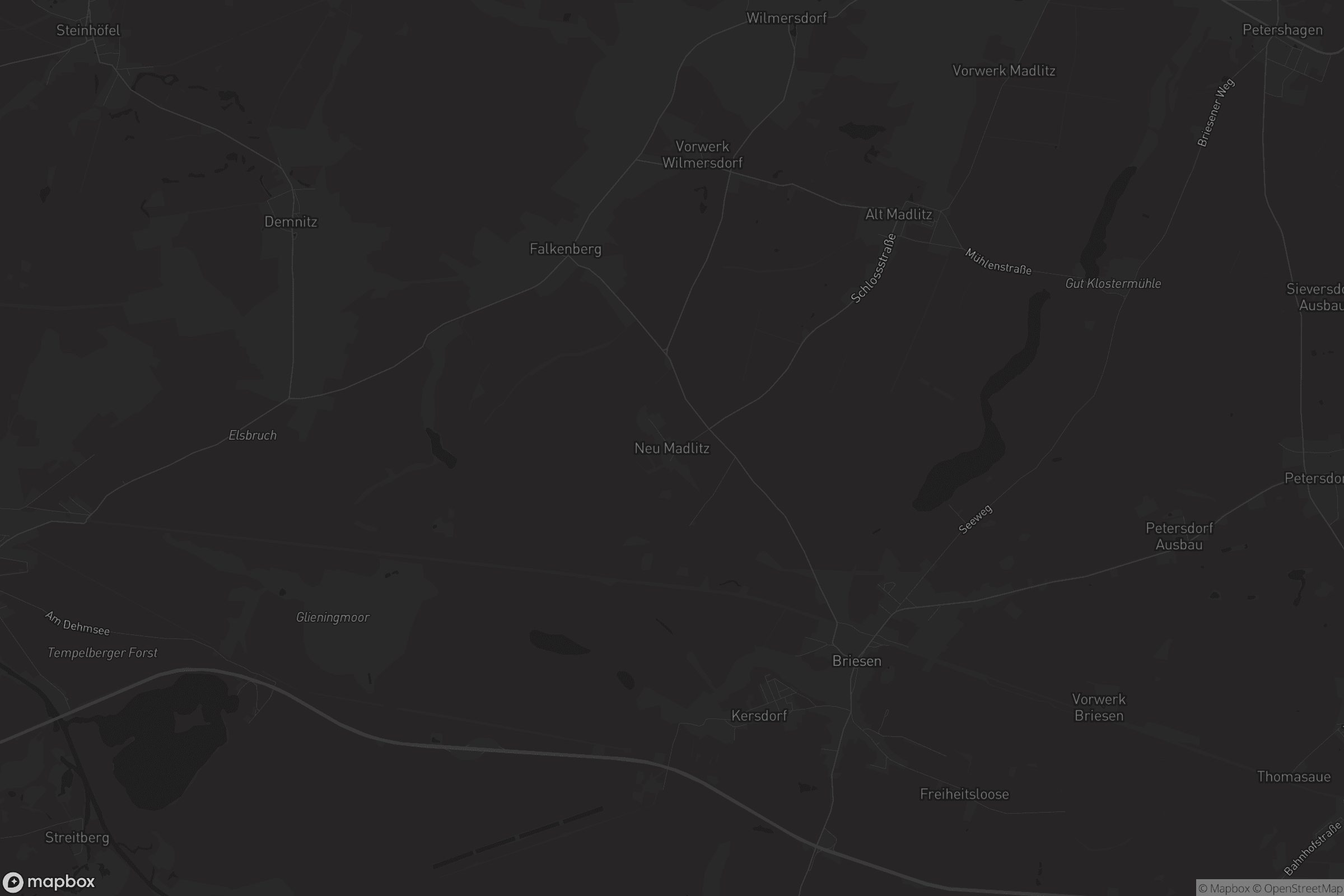 Karte von Neu Madlitz