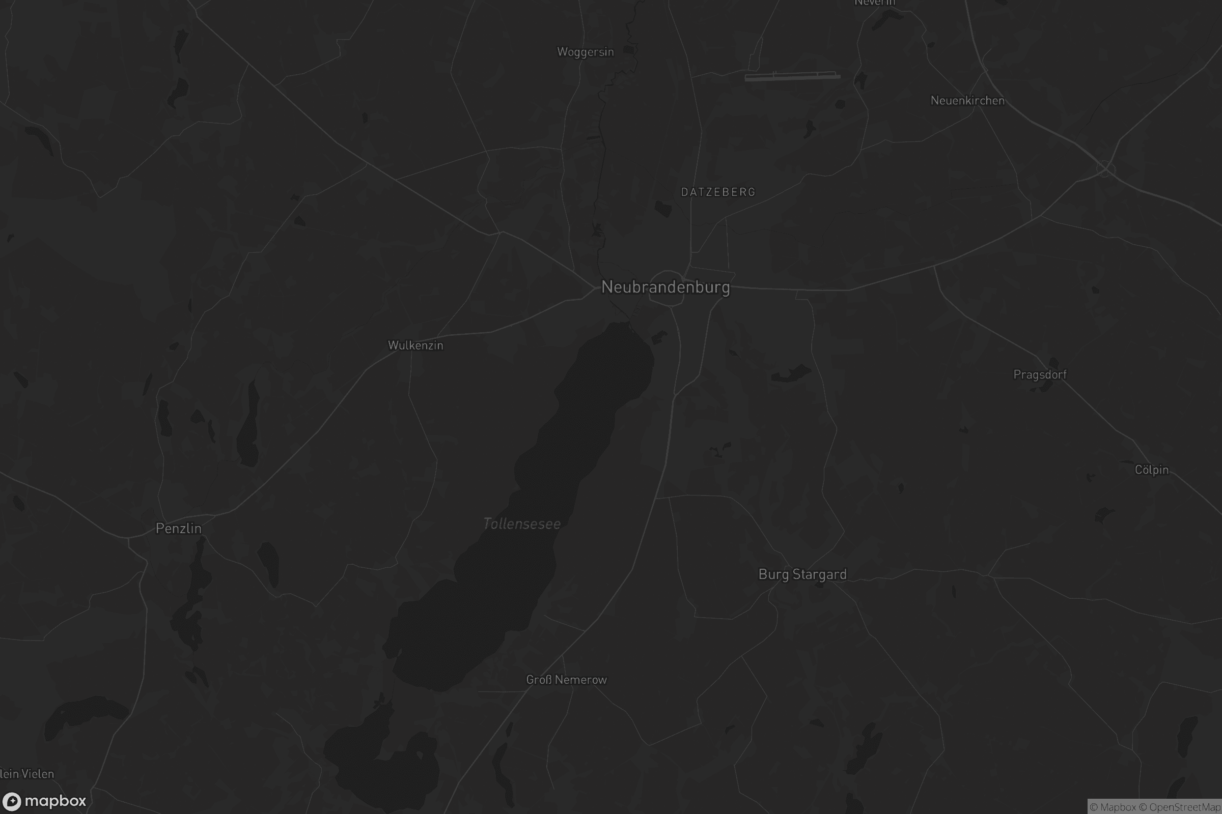 Karte von Neubrandenburg