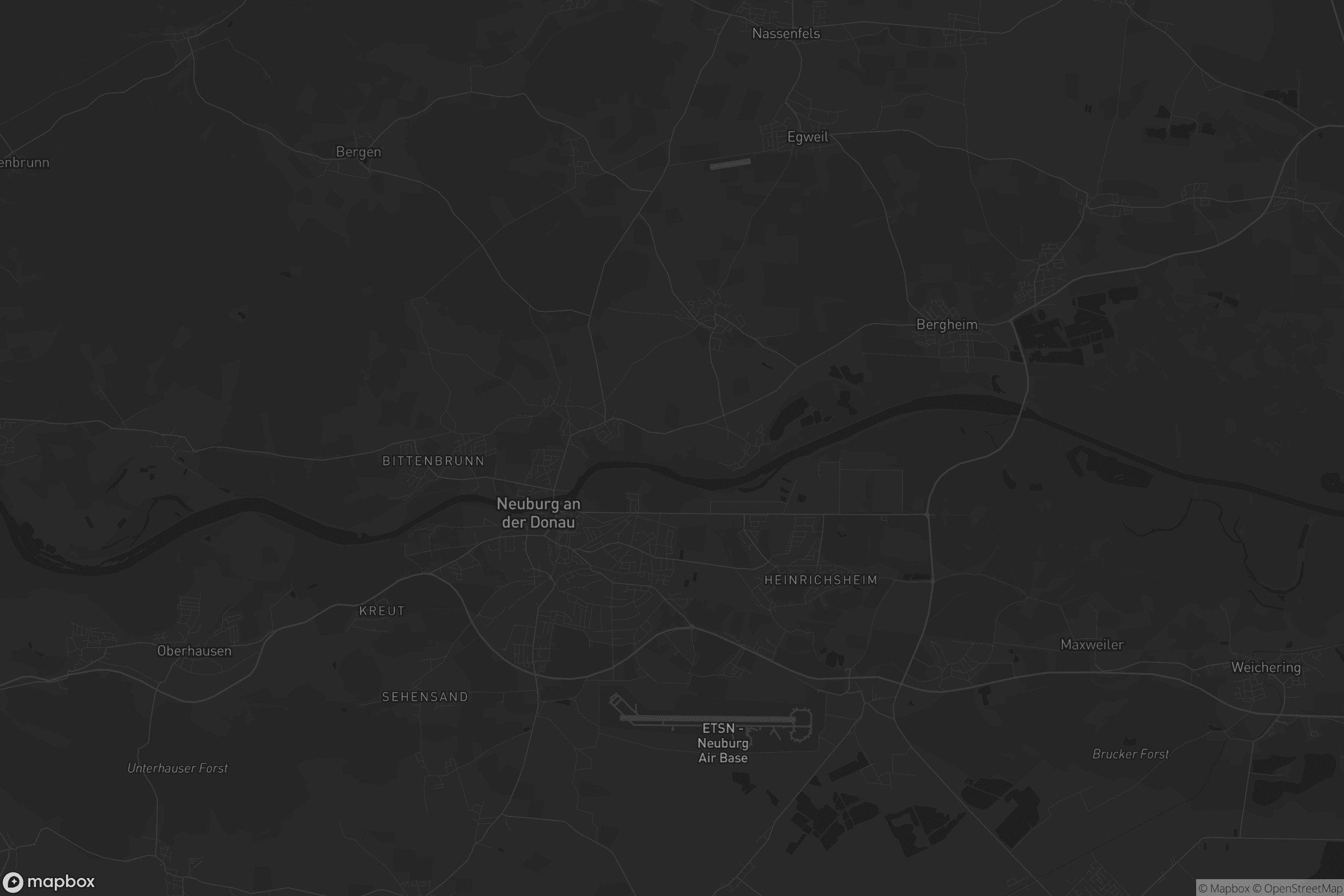 Karte von Neuburg an der Donau