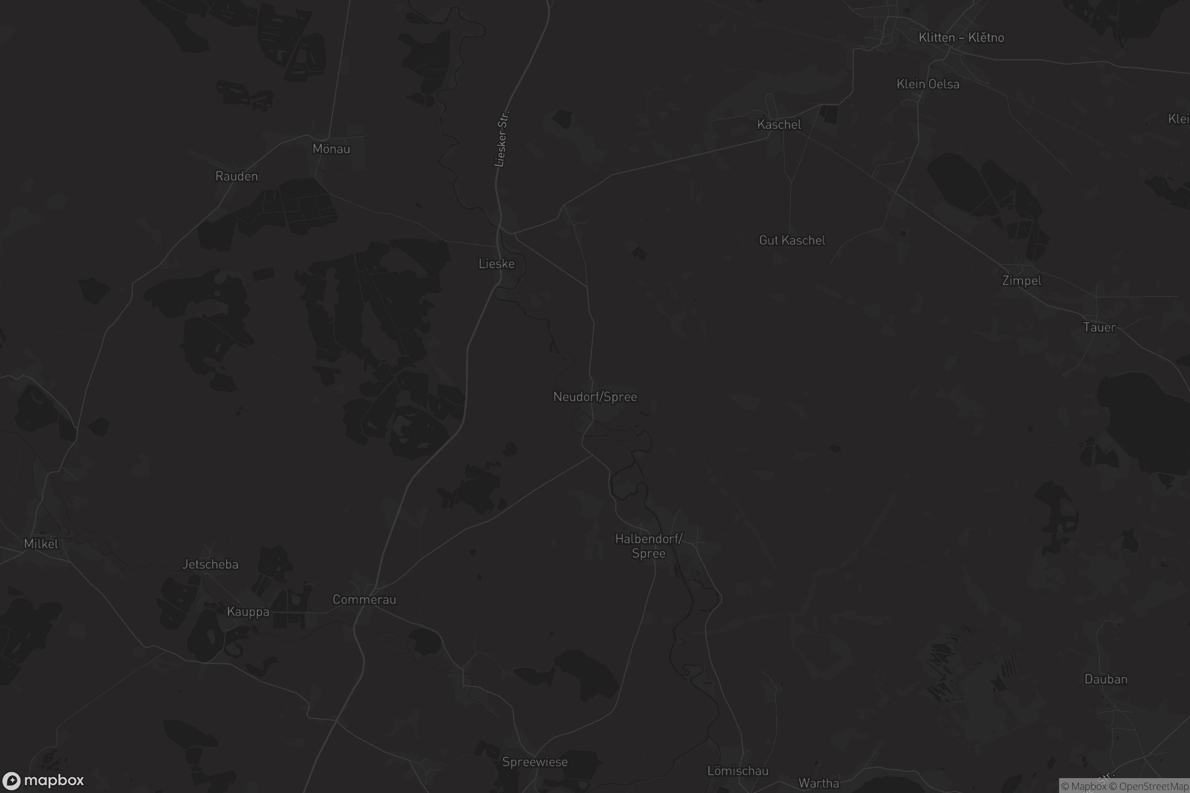 Karte von Neudorf/Spree - Nowa Wjes