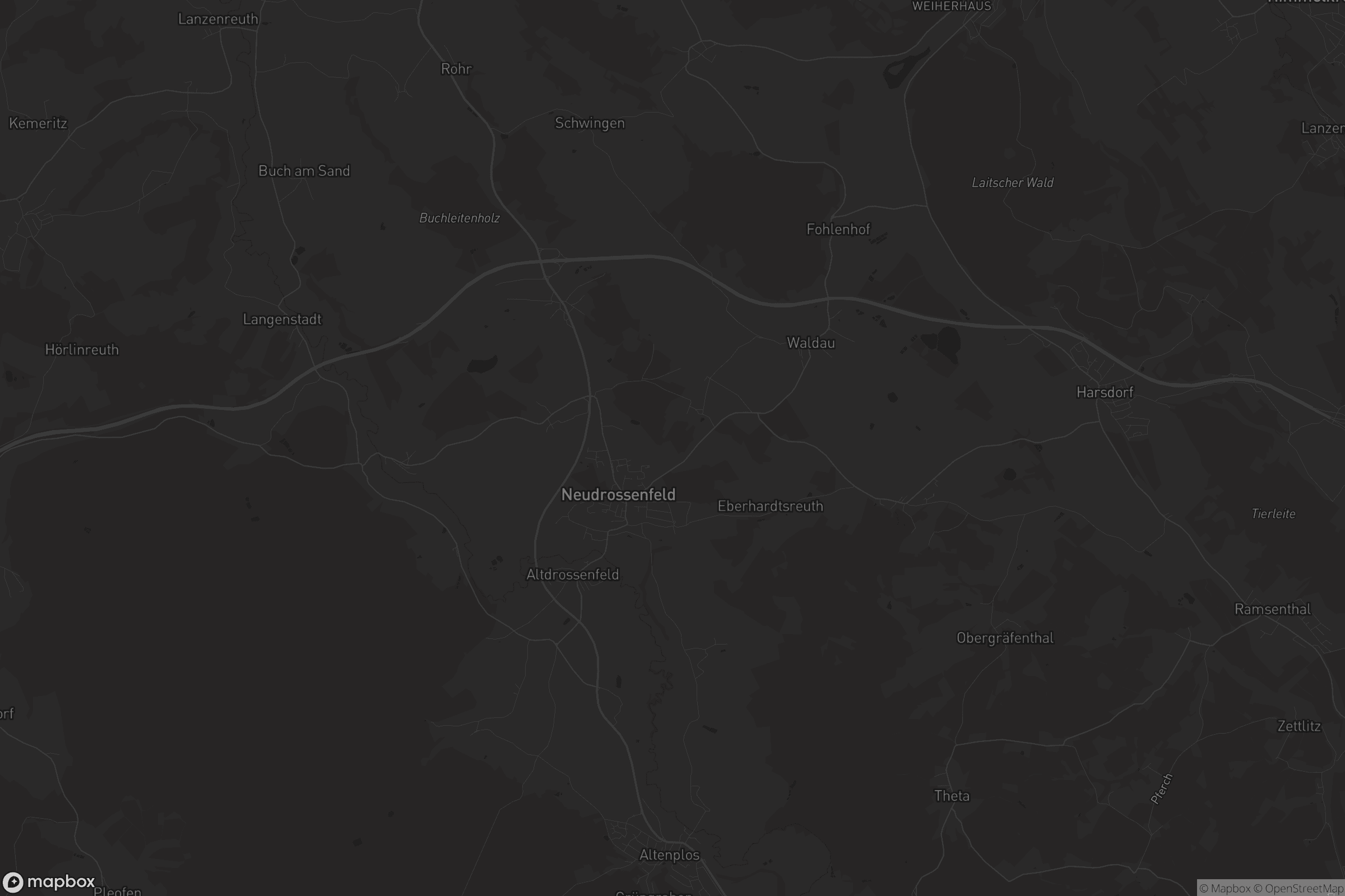 Karte von Neudrossenfeld