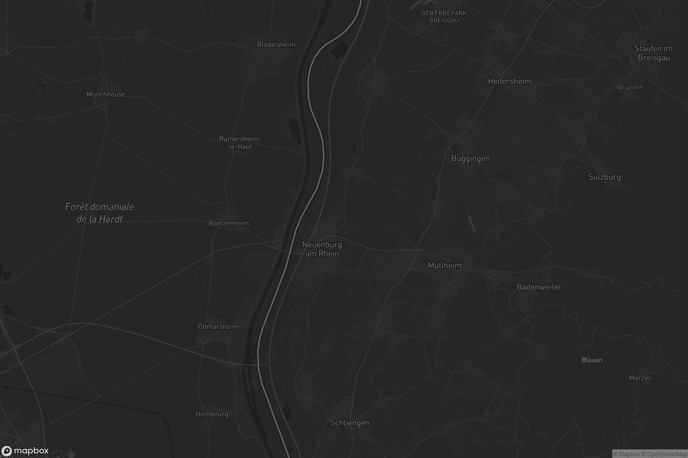 Karte von Neuenburg am Rhein