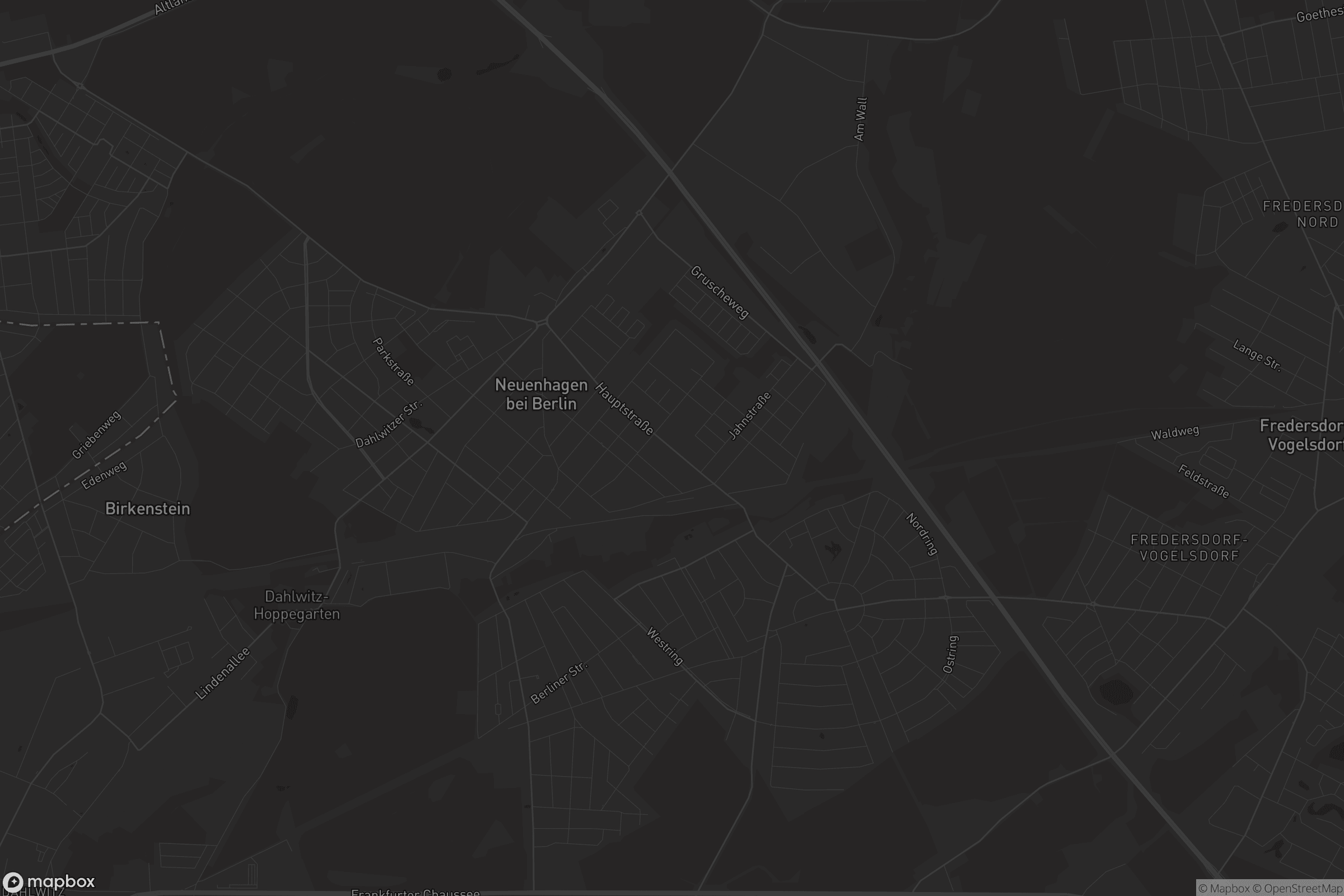 Karte von Neuenhagen bei Berlin