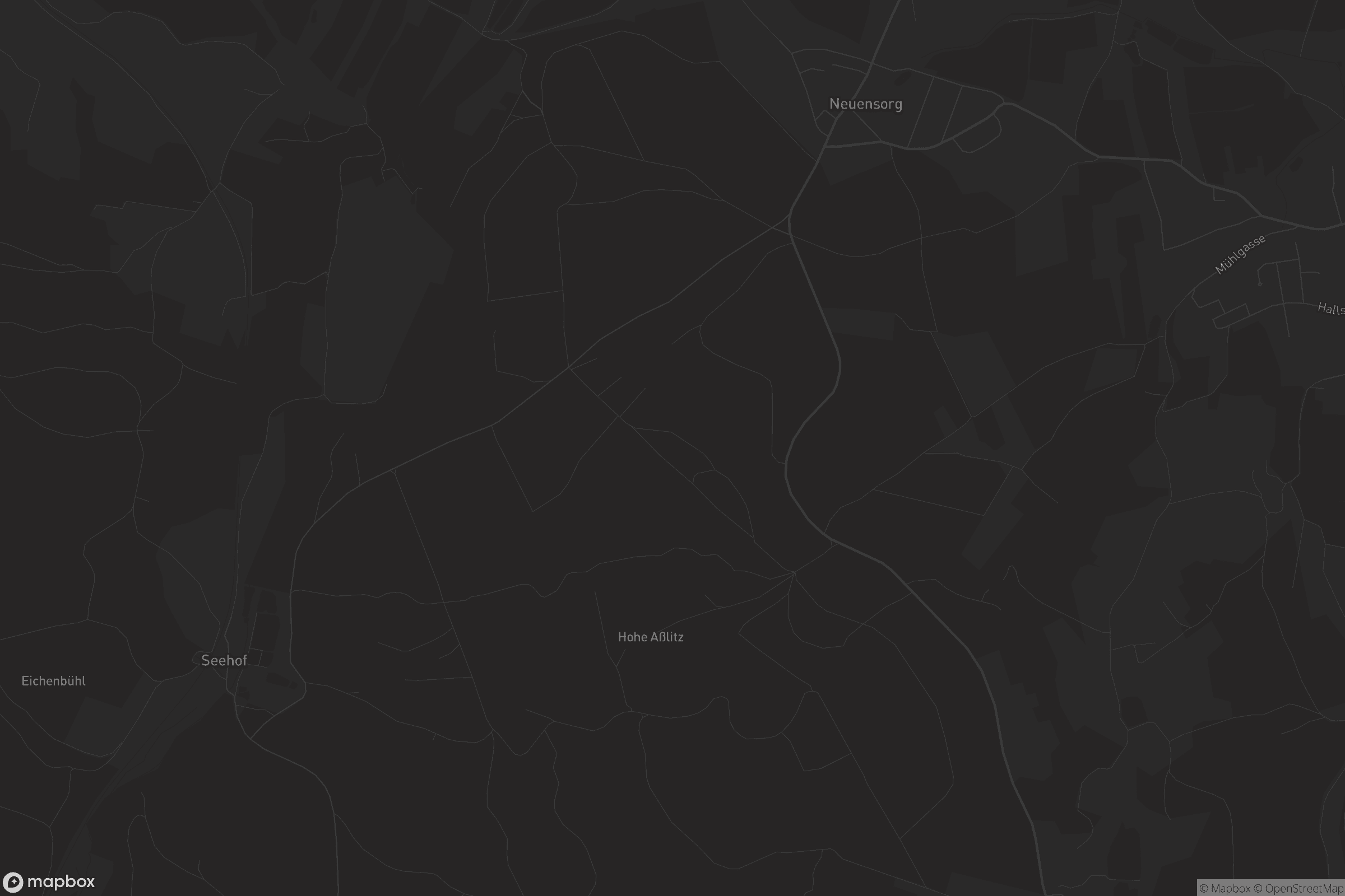 Karte von Neuensorger Forst