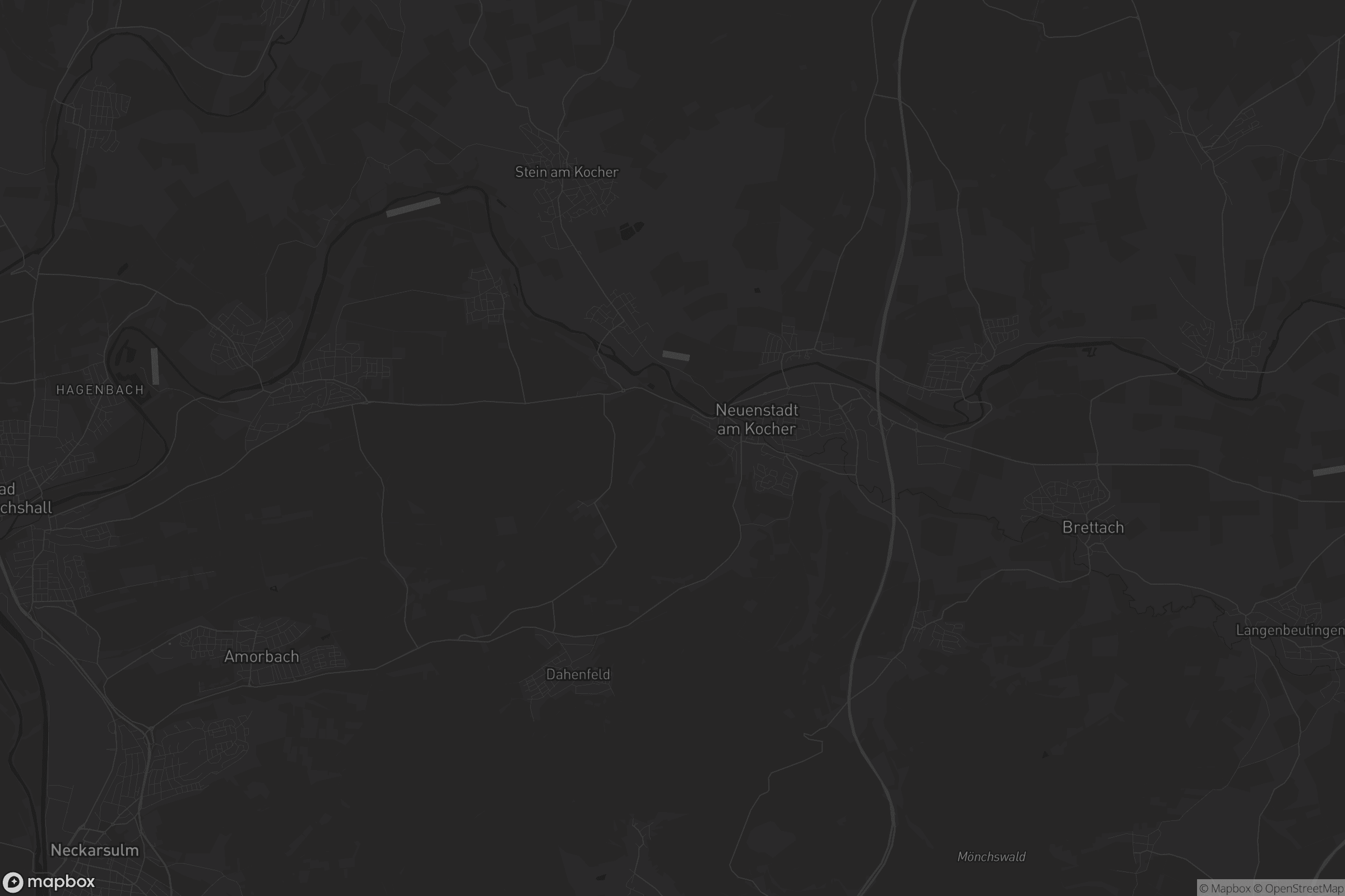 Karte von Neuenstadt am Kocher