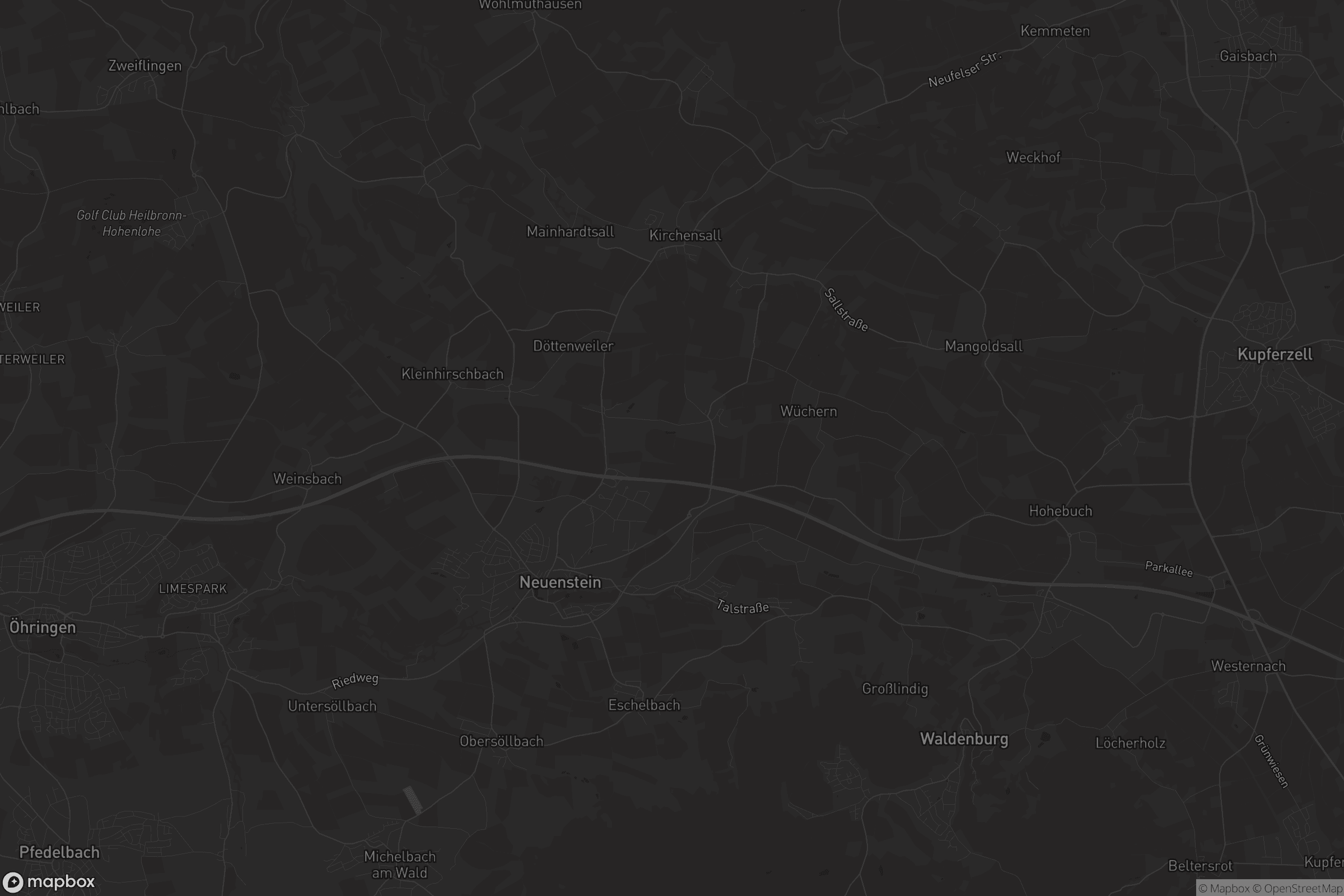 Karte von Neuenstein