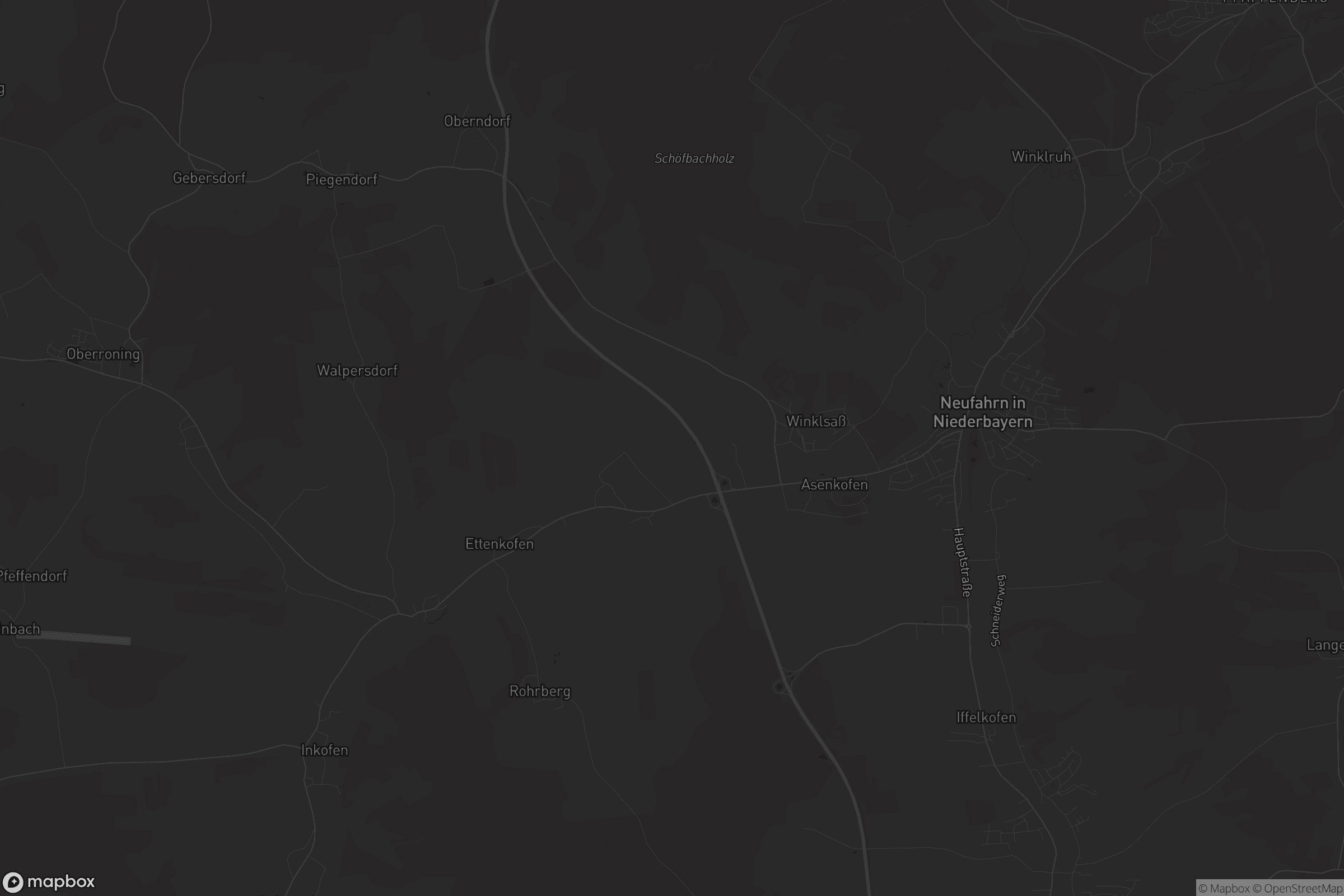 Karte von Neufahrn in Niederbayern