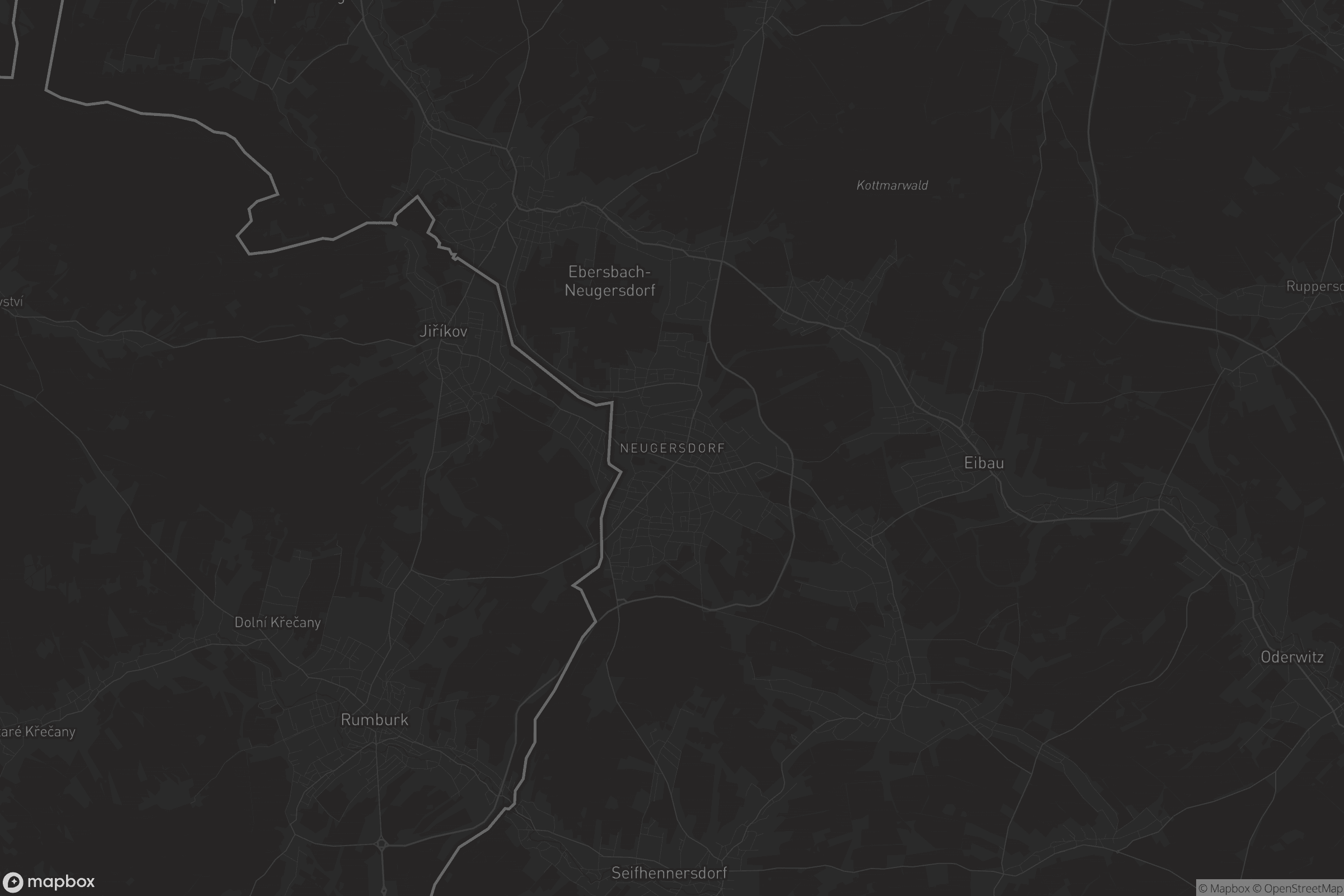 Karte von Neugersdorf