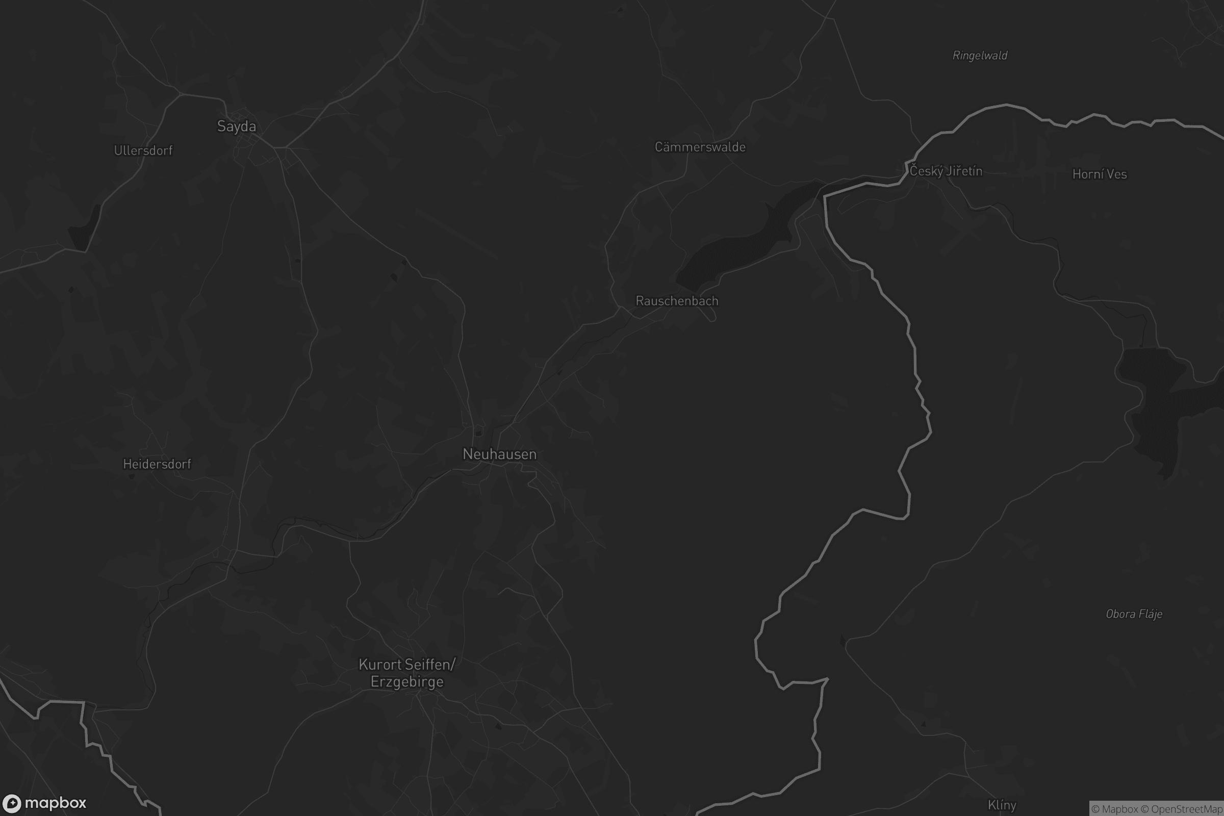 Karte von Neuhausen/Erzgebirge